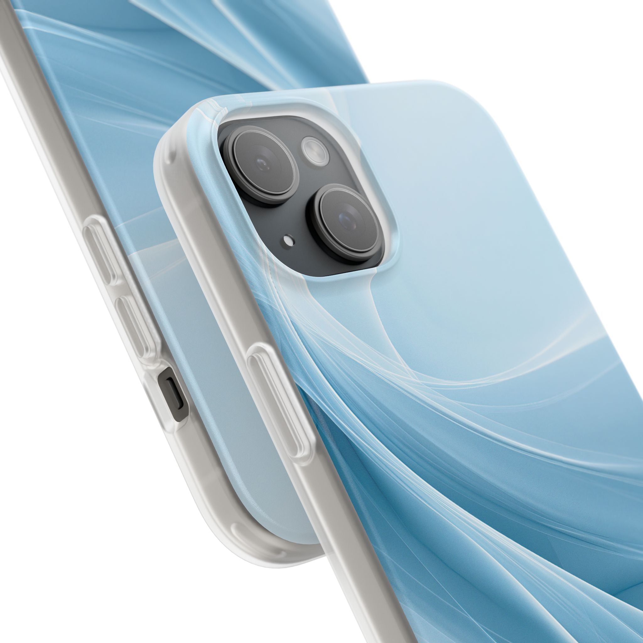 Blue Lite Phone Case for iPhone - Arctic Silk Drift
