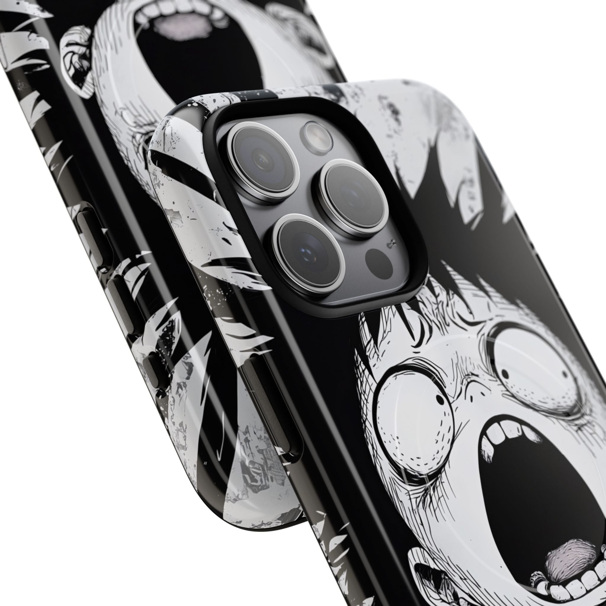 Screaming Stripes iPhone 15 Pro Max Case - Tough+