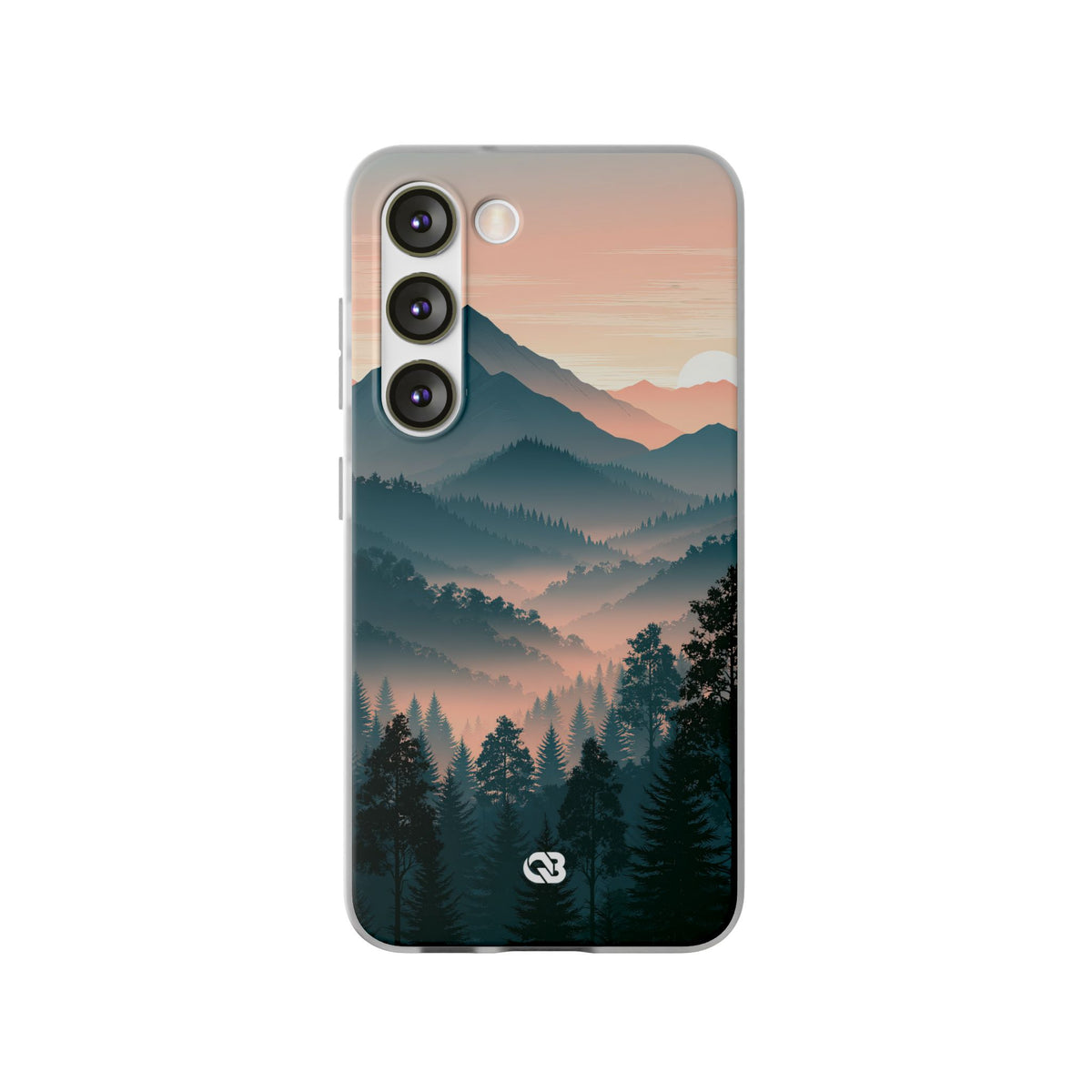 Misty Pine Summit · Lite Phone Case for Samsung · Green