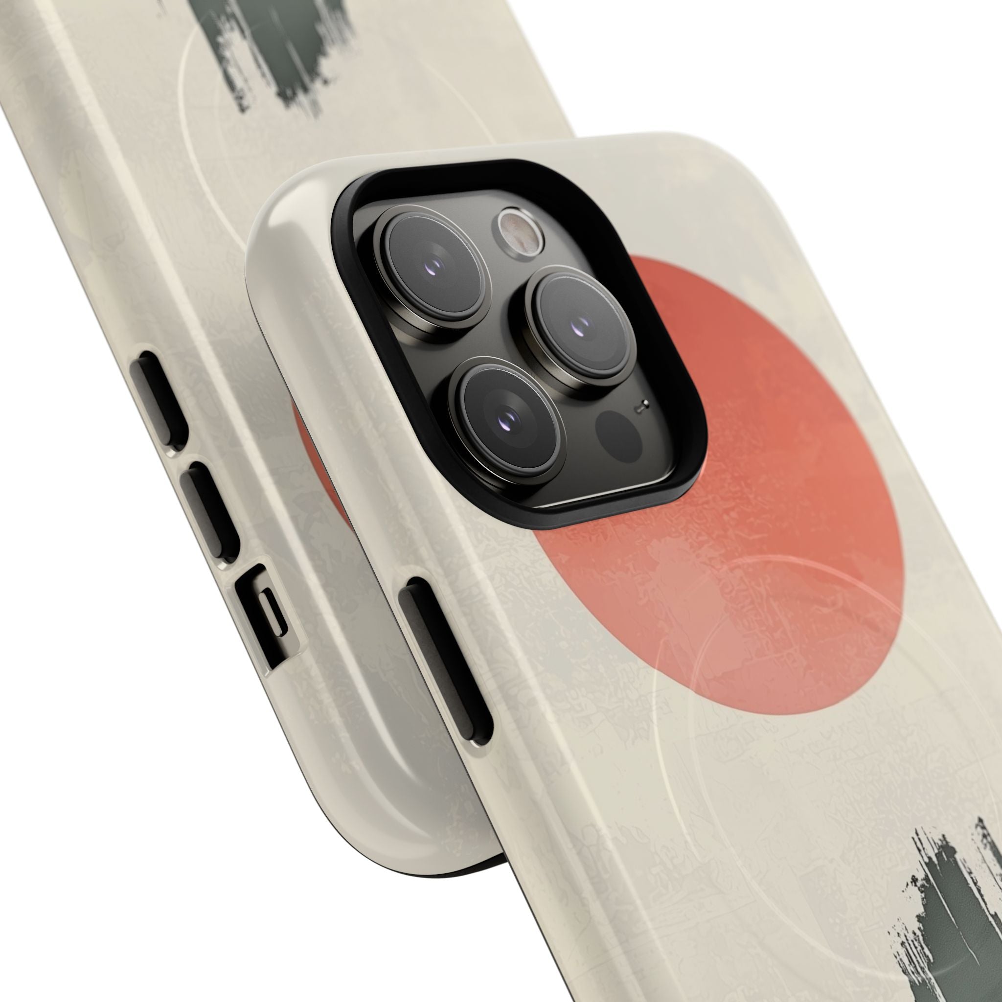 Crimson Sun Strokes · Tough+ Phone Case for iPhone · Magsafe