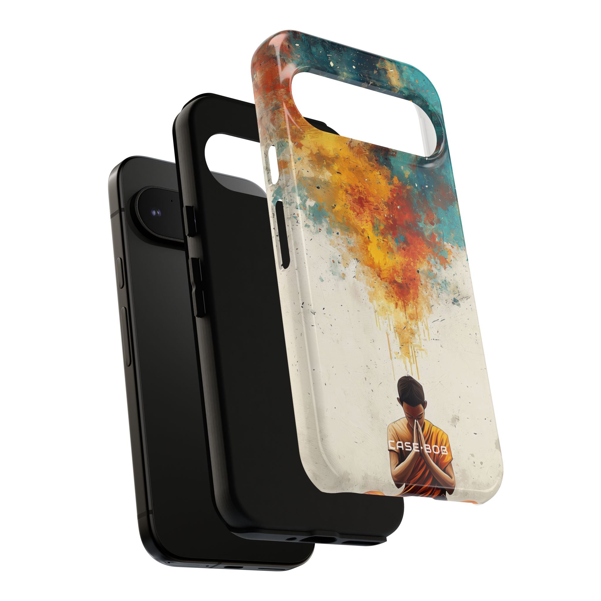 Meditativer Glow Google Pixel 9 Pro Case - Tough