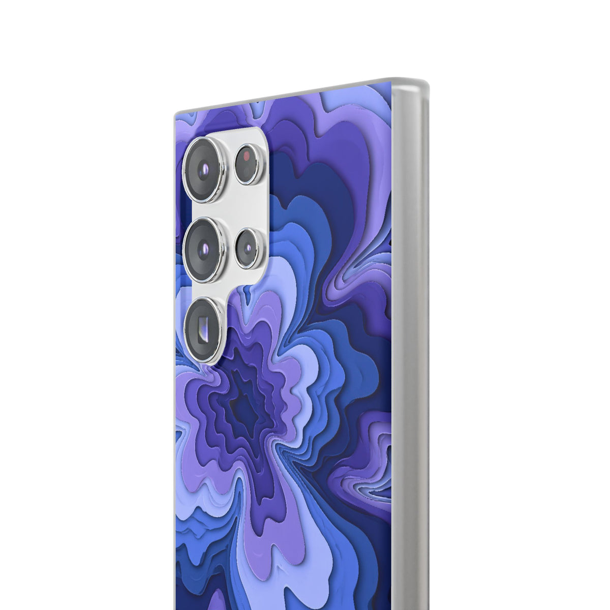 Periwinkle Strata Bloom · Lite Phone Case for Samsung · Purple