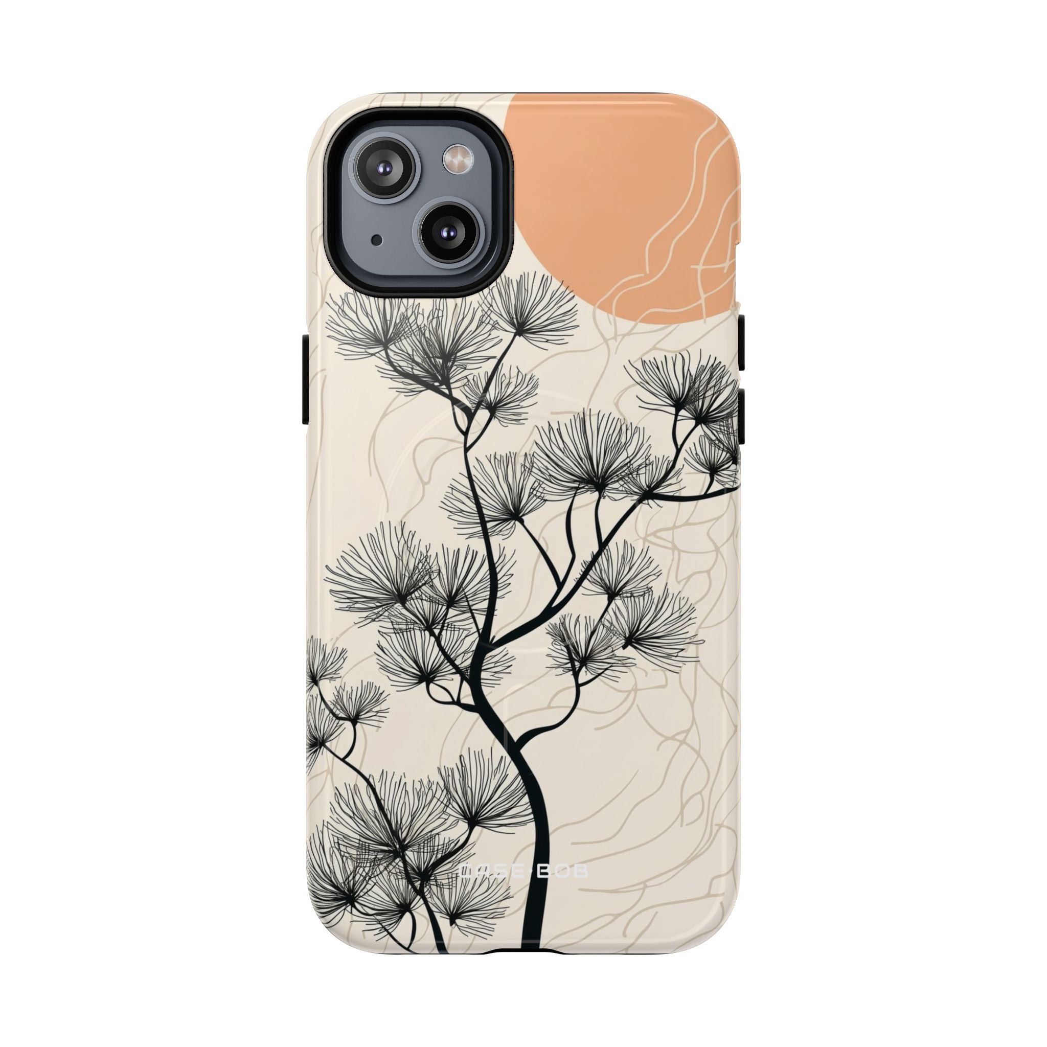 Spiky Tree Sunset iPhone 14 Plus Case - Tough+