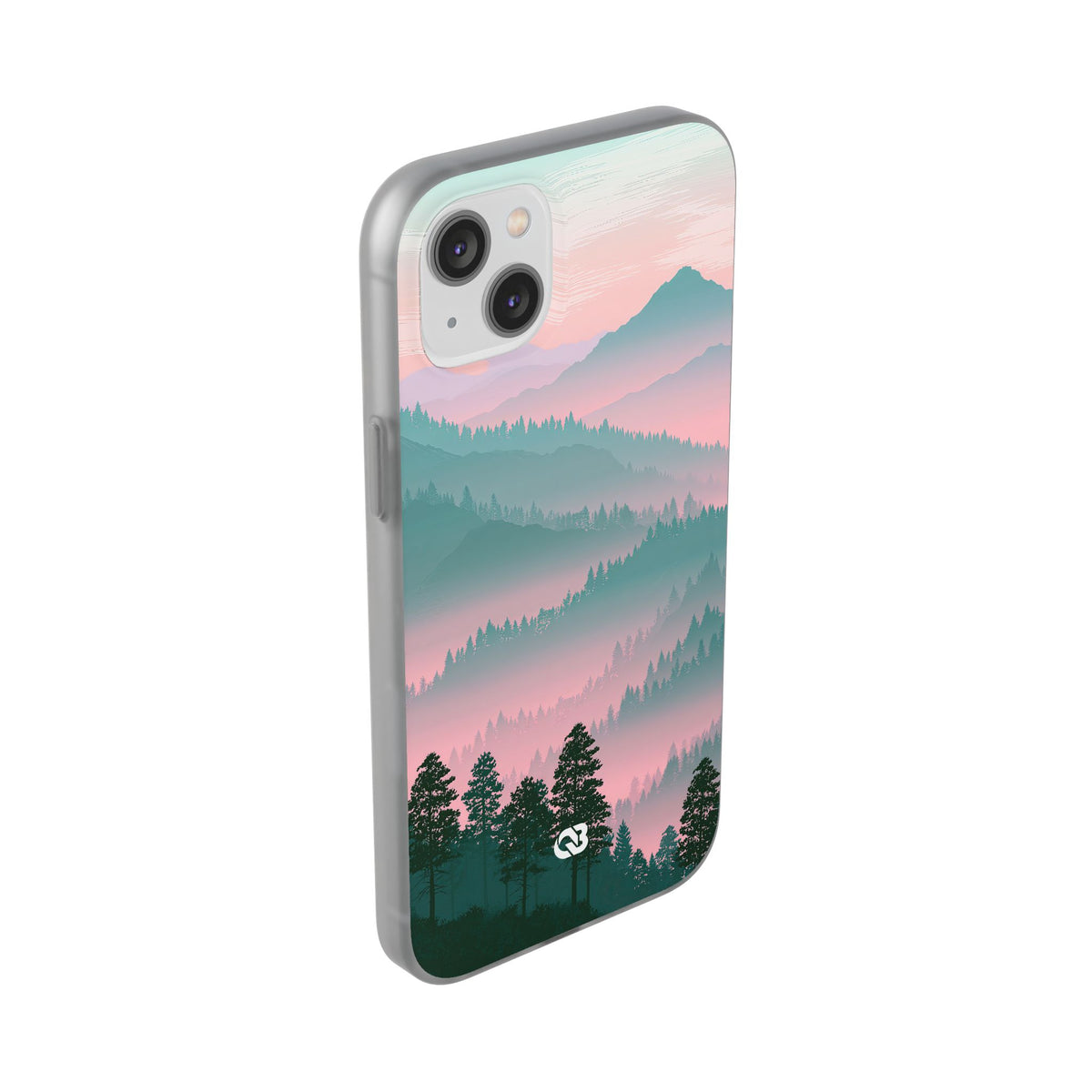 Alpine Horizon · Lite Phone Case for iPhone · Green