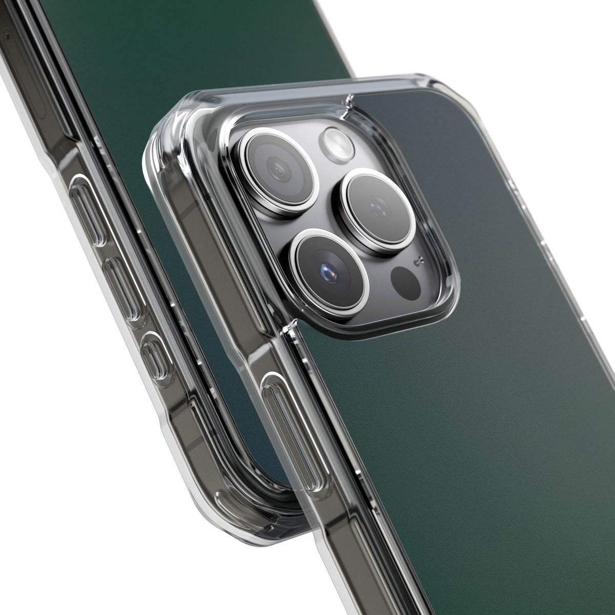 Deep Forest Nocturne · Clear Impact Magnetic Phone Case for iPhone · Green