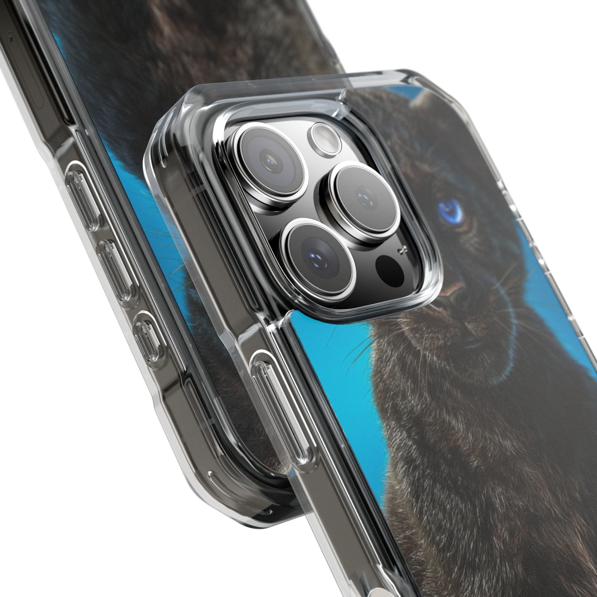 Sapphire Gaze Panther · Impact Phone Cover for iPhone · Magsafe