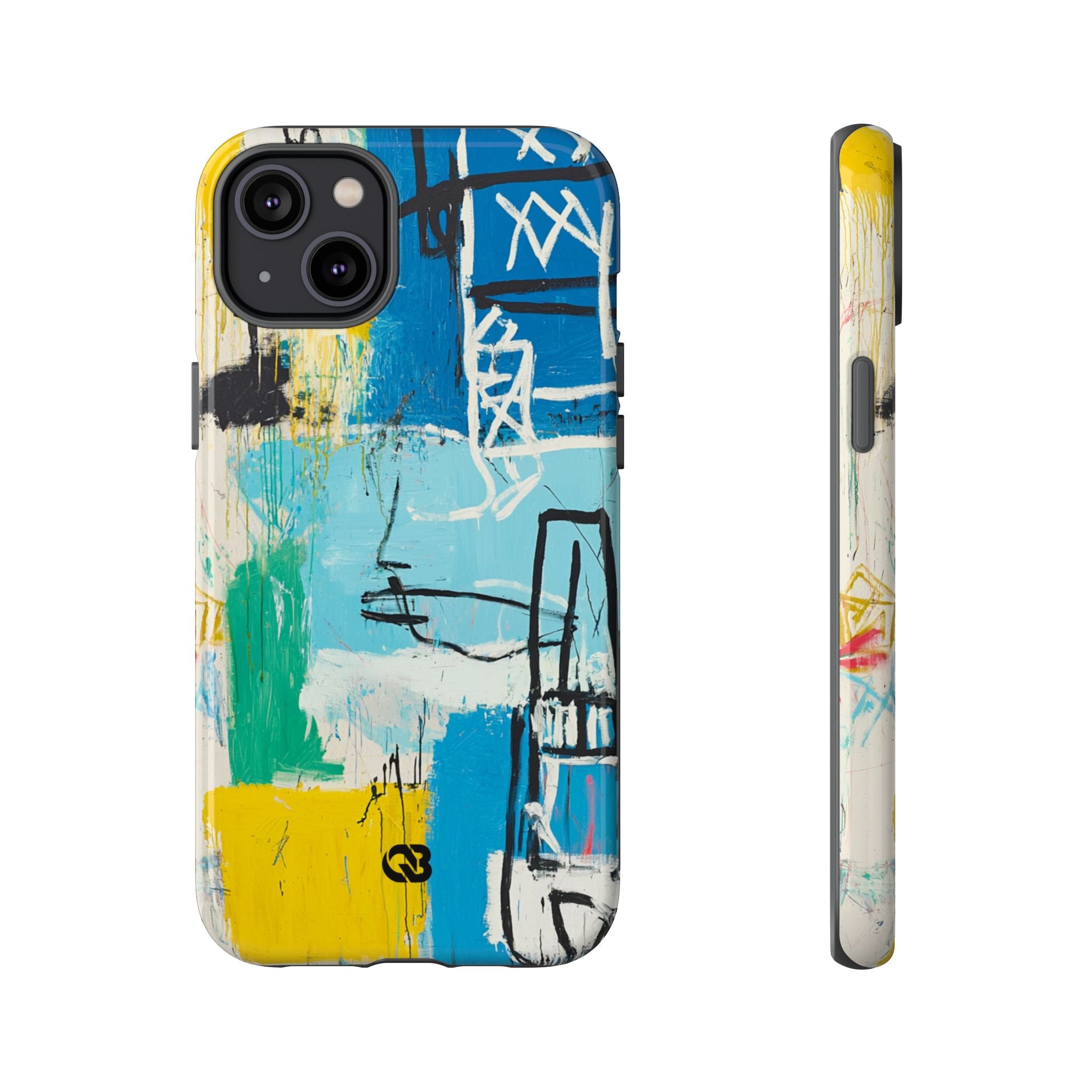 Azure Urban Scribble · Tough Phone Case for iPhone