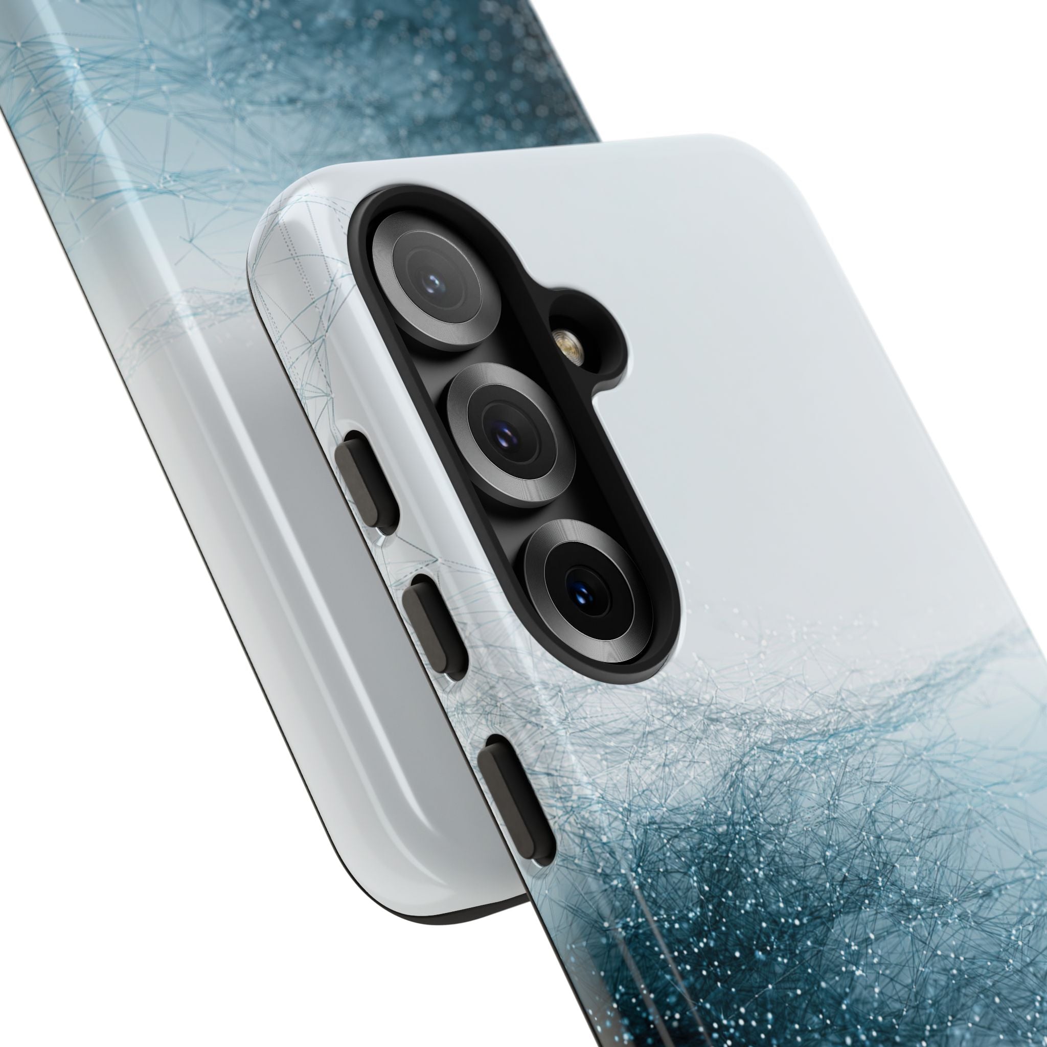 Teal Tough Phone Case for Samsung - Arctic Pulse Mesh