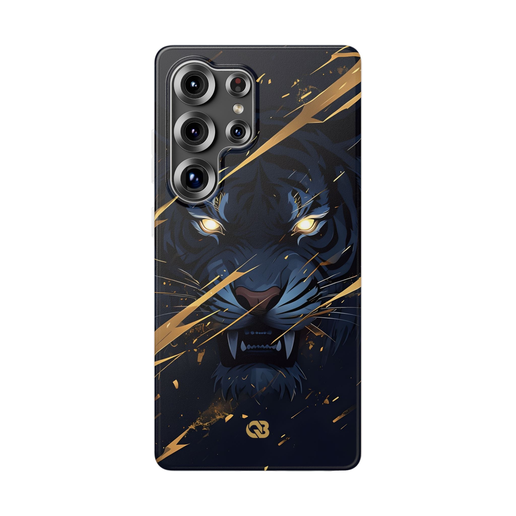 Obsidian Gold Predator · Soft Phone Case for Samsung