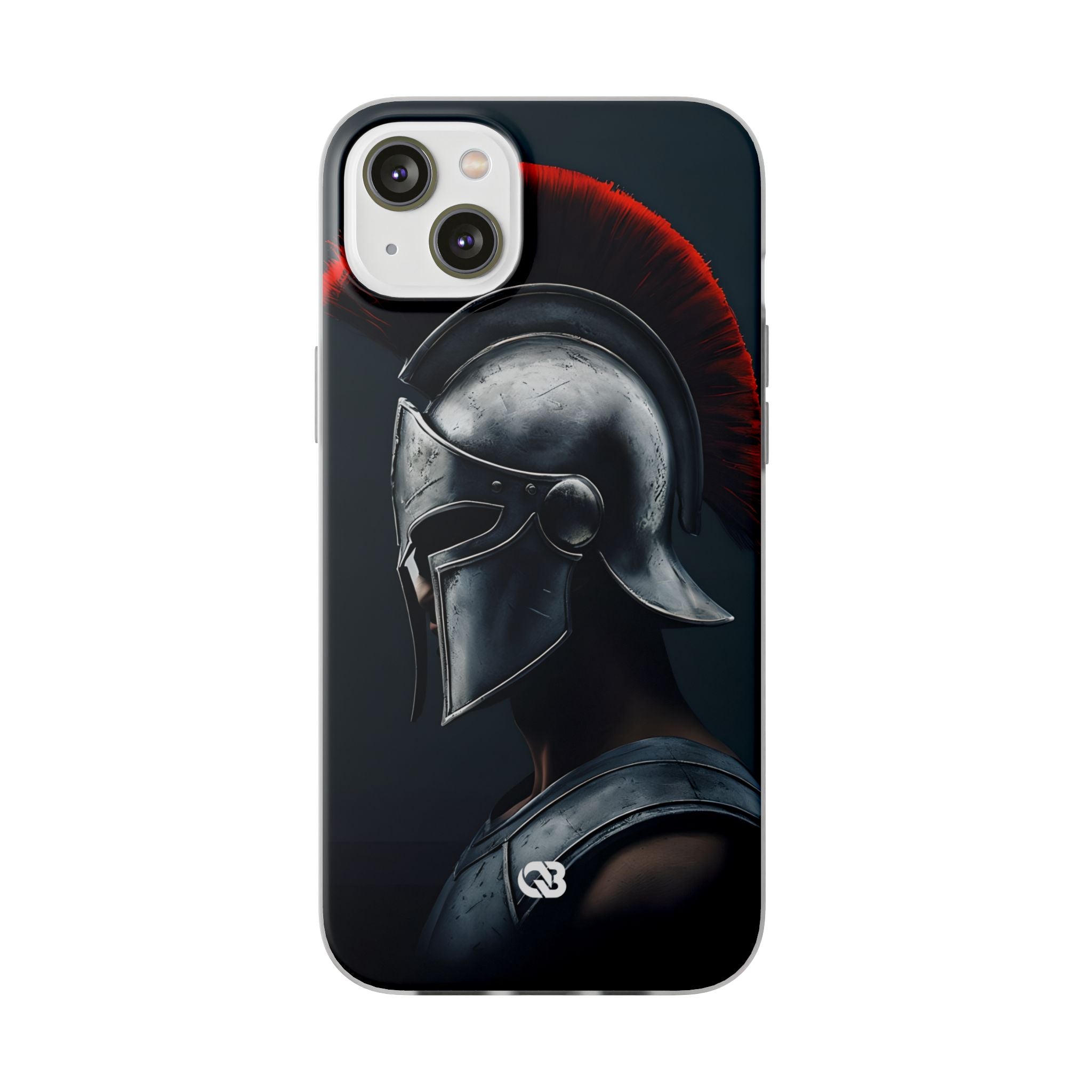 Steel Spartan Plume · Soft Phone Case for iPhone