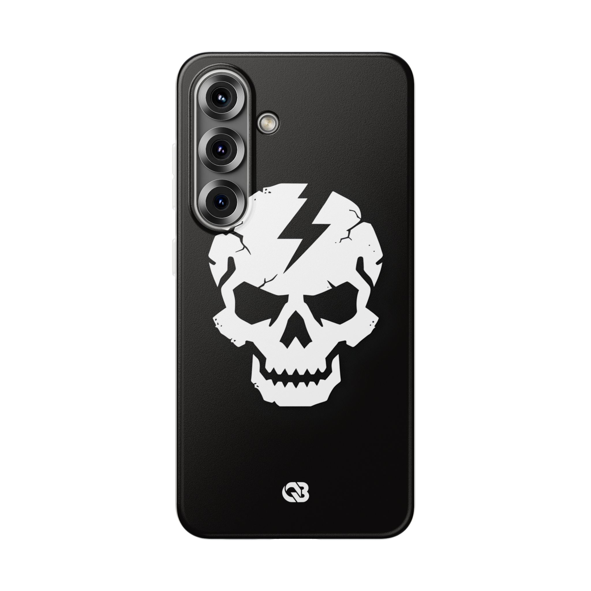Shattered Bolt Skull · Soft Phone Case for Samsung