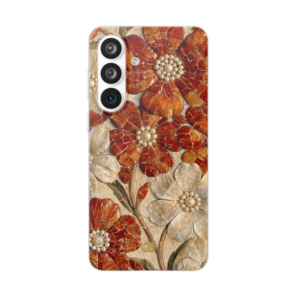 Carnelian Pearl Bloom · Lite Phone Case for Samsung · Orange