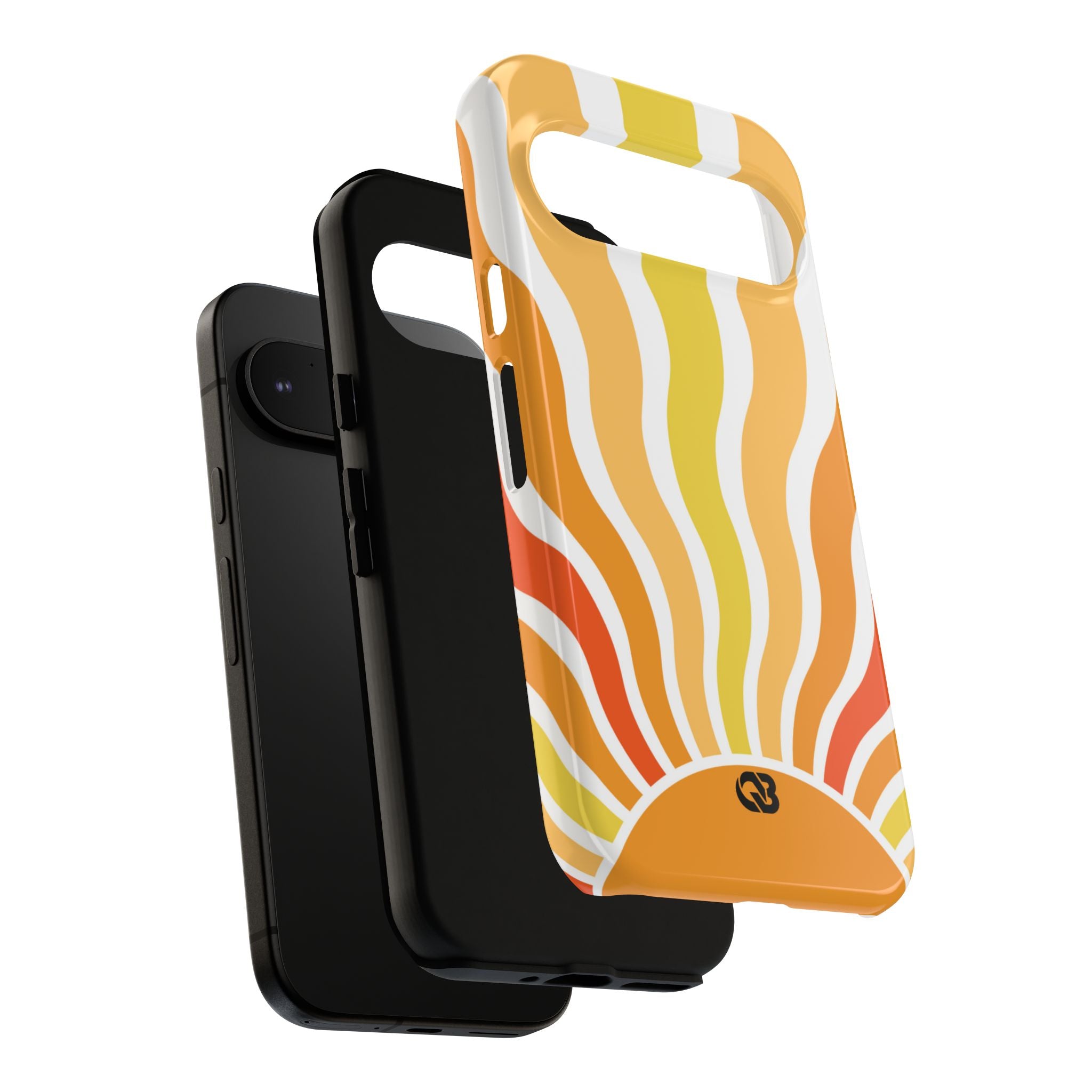 Amber Solar Waves · Tough Phone Case for Google Pixel