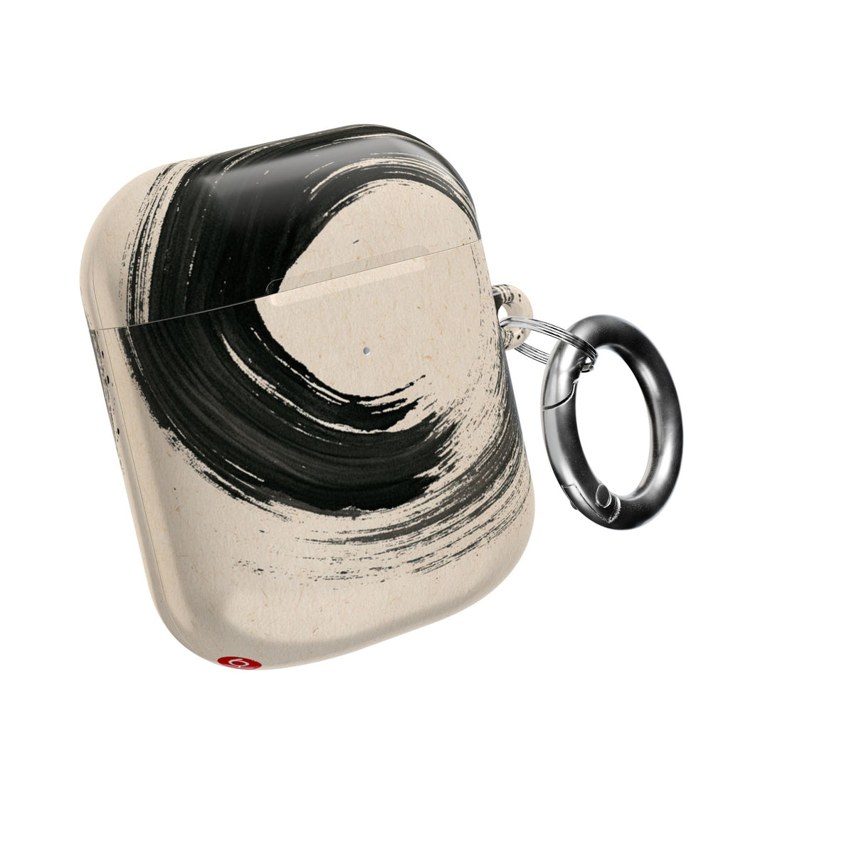 Zen Ensō Circle · Hard Case for AirPods & AirPods Pro · Beige