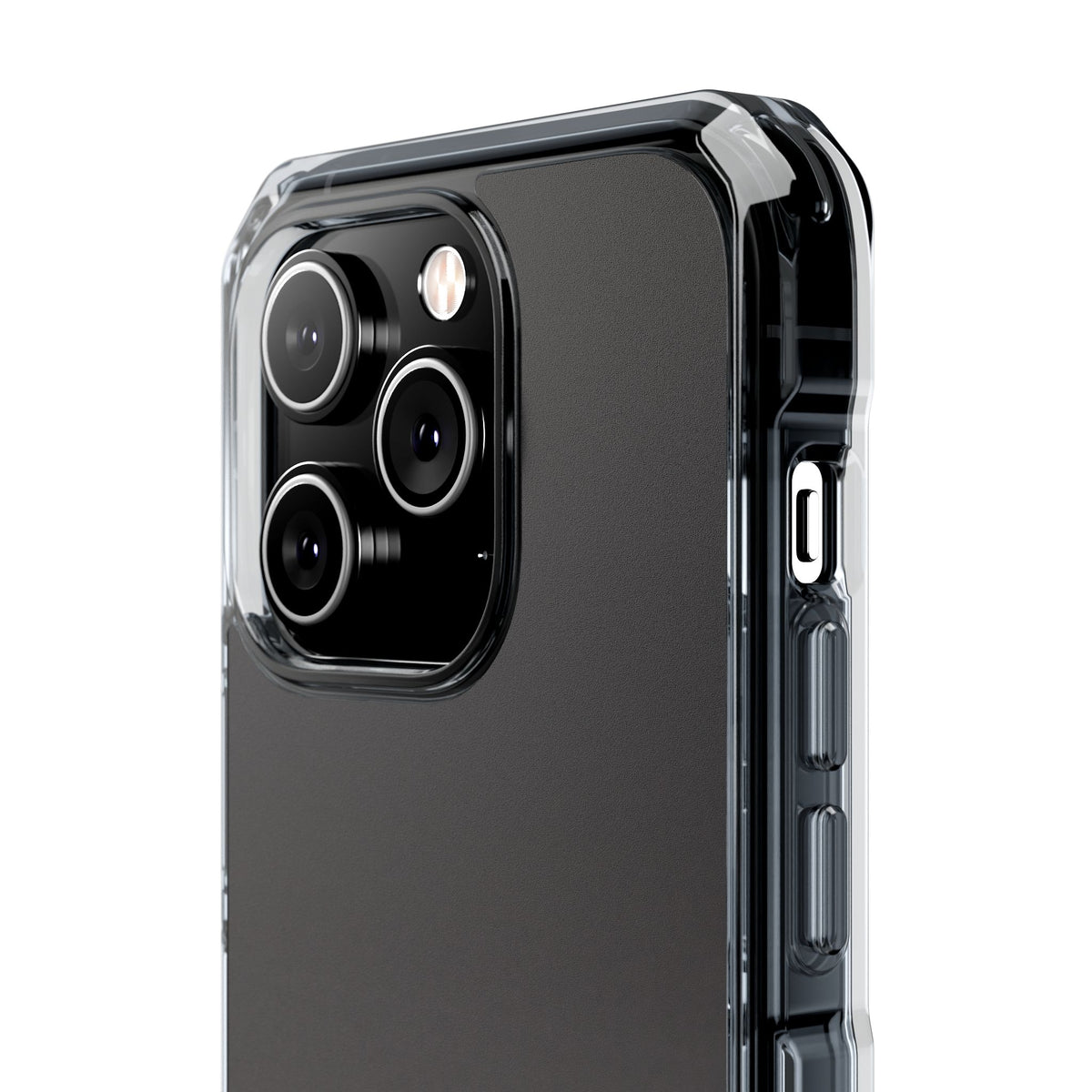 Obsidian Fade · Clear Impact Magnetic Phone Case for iPhone · Black