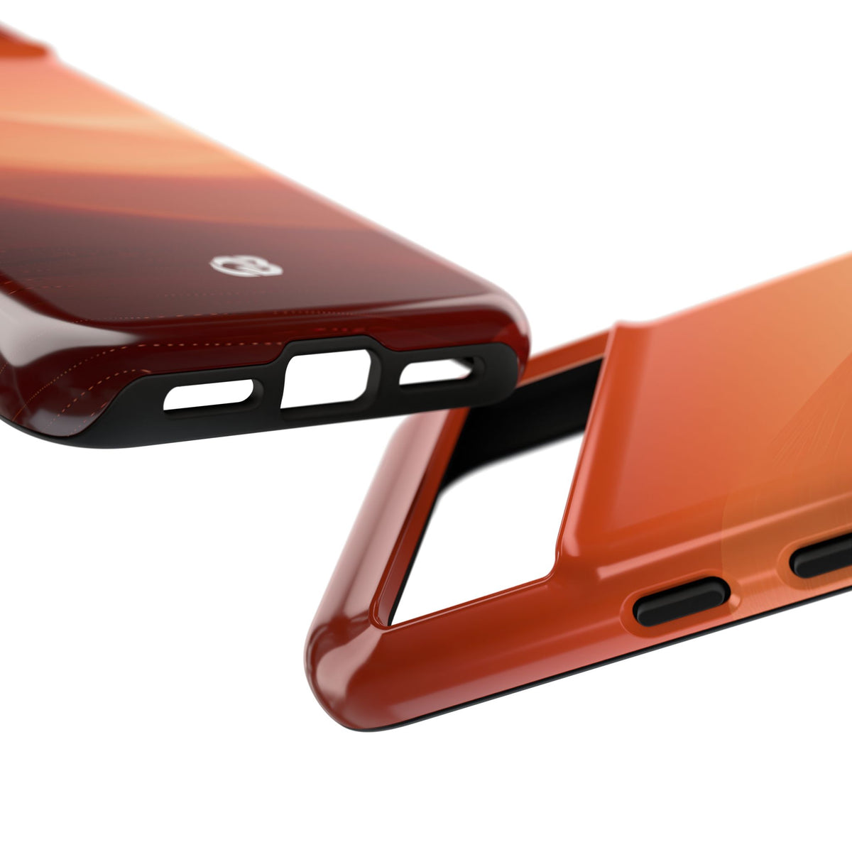Terracotta Dune Ridges · Tough Phone Case for Pixel · Orange