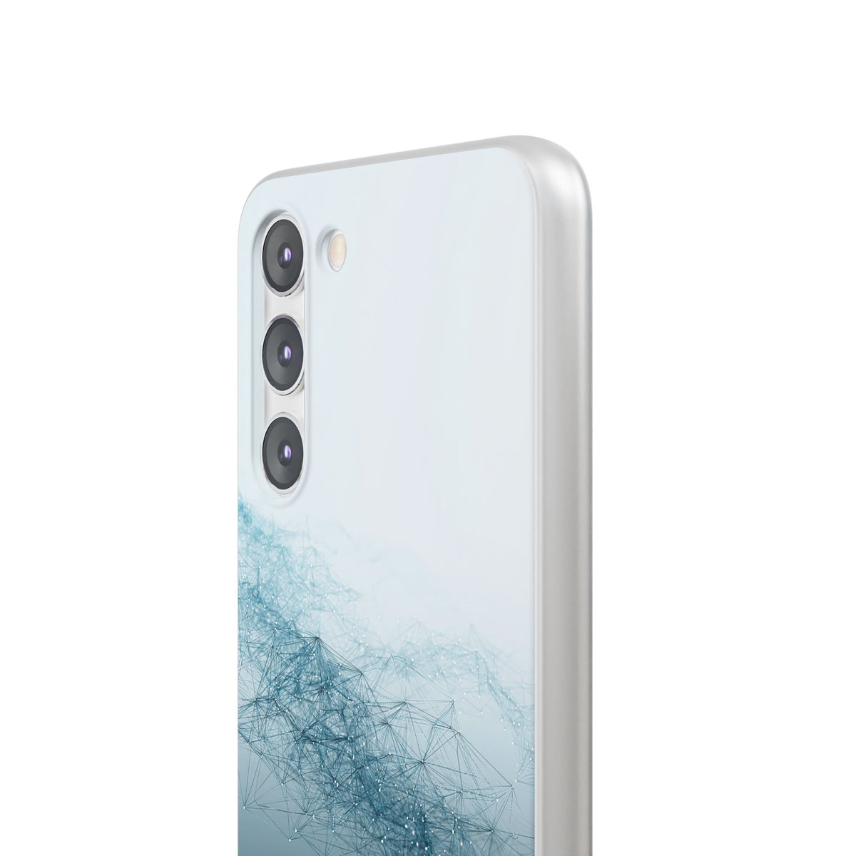 Teal Lite Phone Case for Samsung - Cyan Vector Lattice