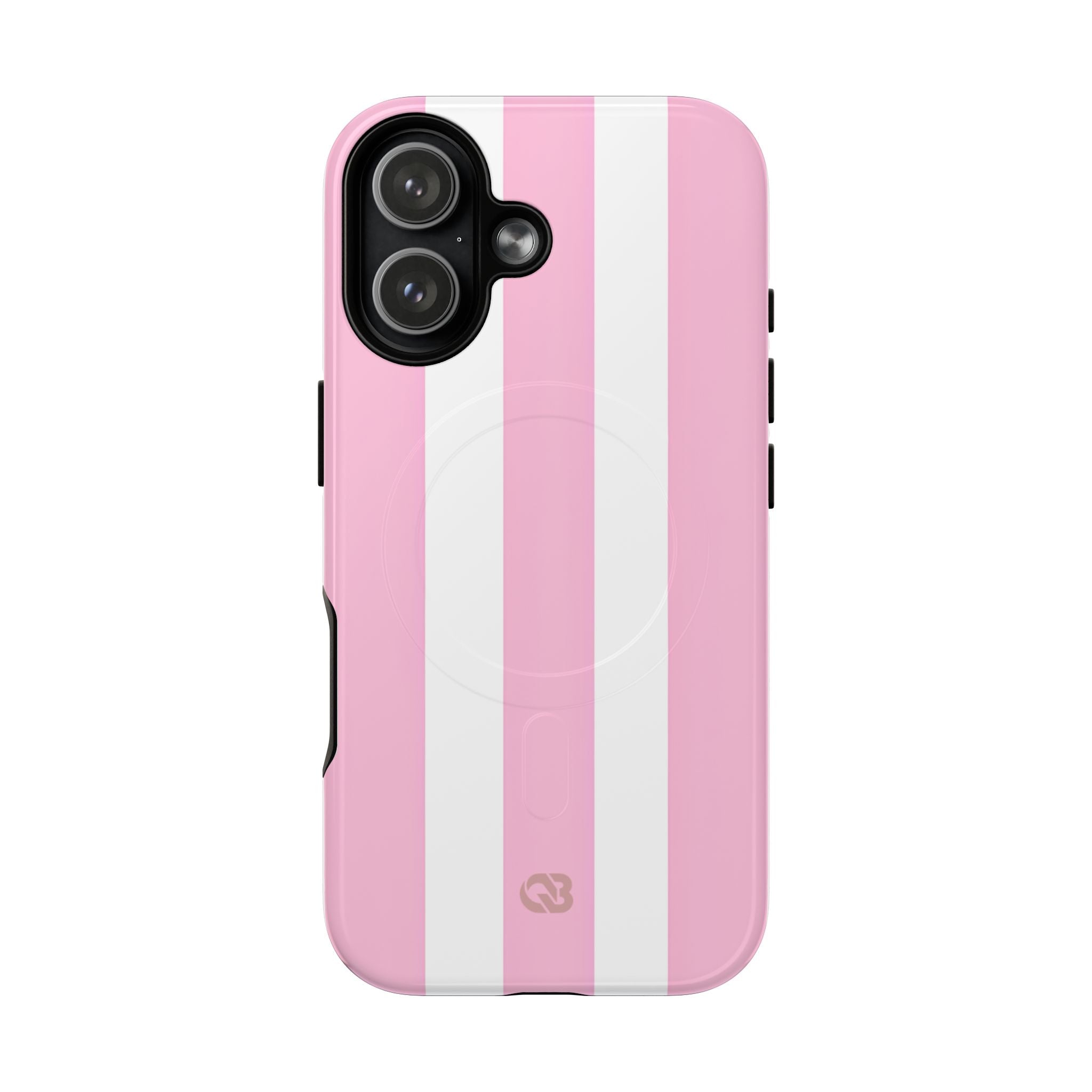 Soft Pink Stripe · Tough+ Magsafe