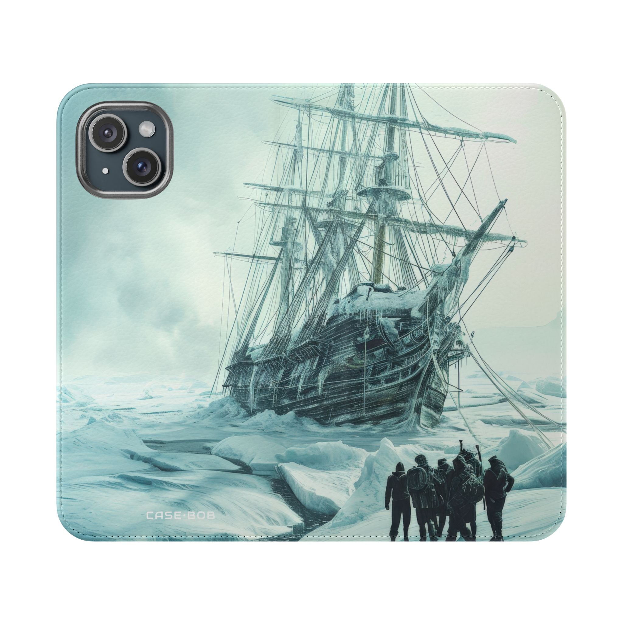 Iced Galleon - iPhone 15 Plus Case - Wallet