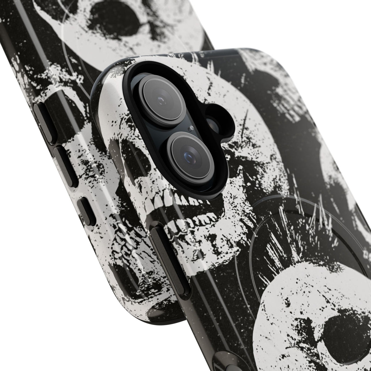 Punk Skull Riot · Tough 2.0 Magnetic Phone Case for iPhone · Black