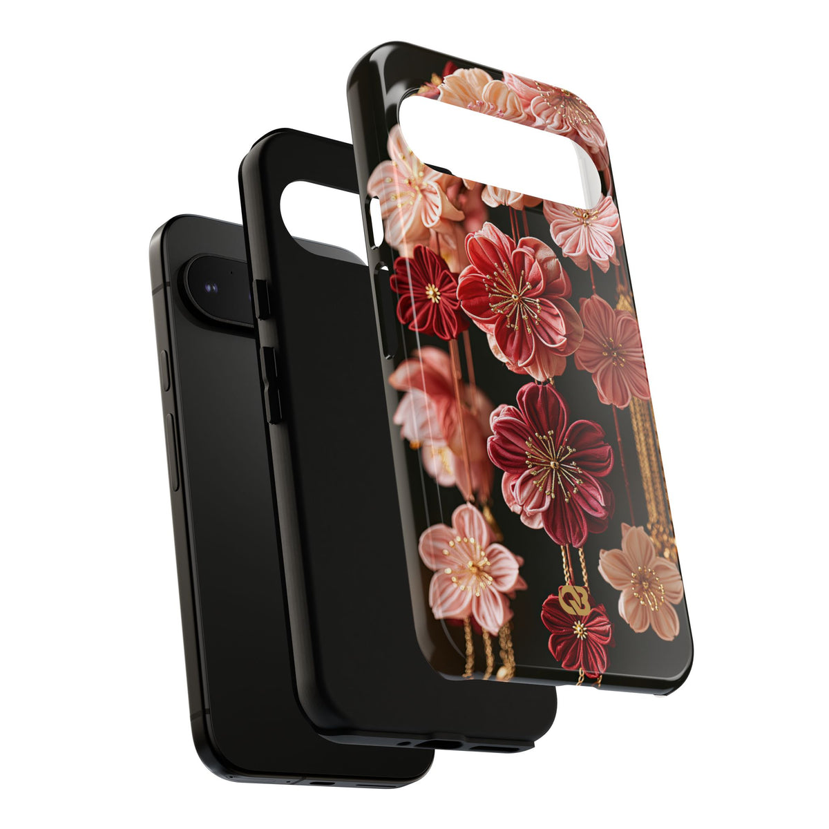 Silk Blossom Kanzashi · Tough Phone Case for Pixel · Pink