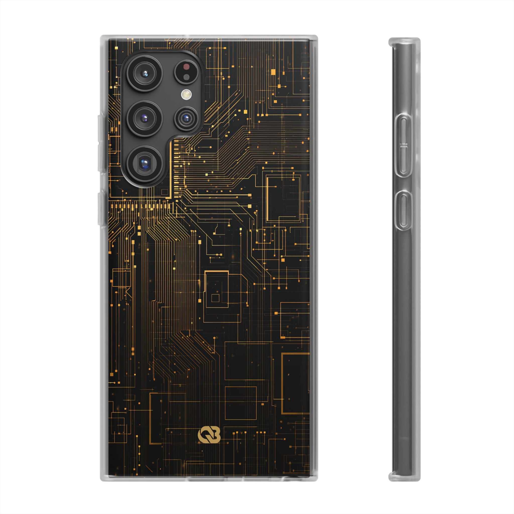 Gold Lite Phone Case for Samsung - Amber Core Mainframe