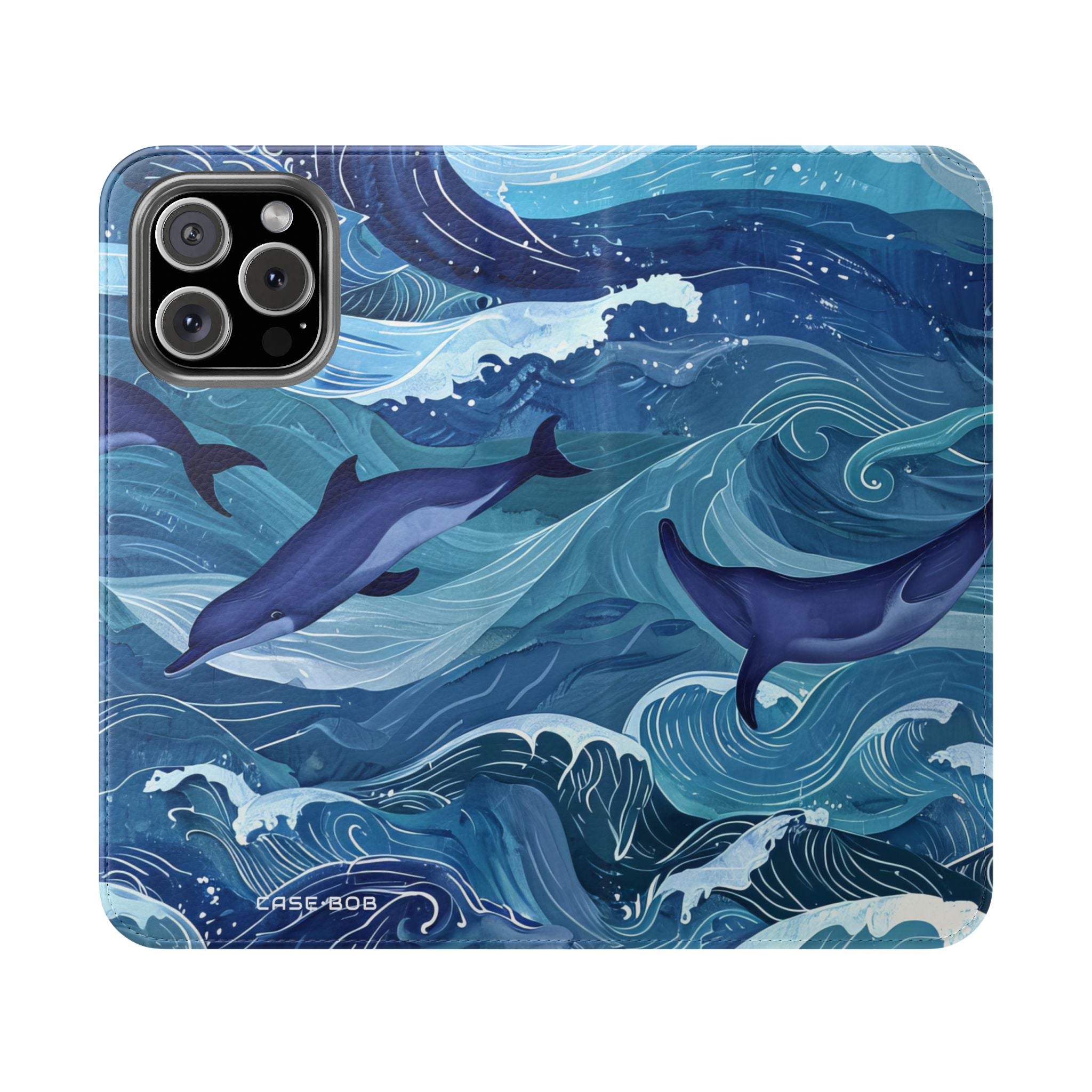 Dolphin Wave Dance - iPhone 16 Max Cover - Pung