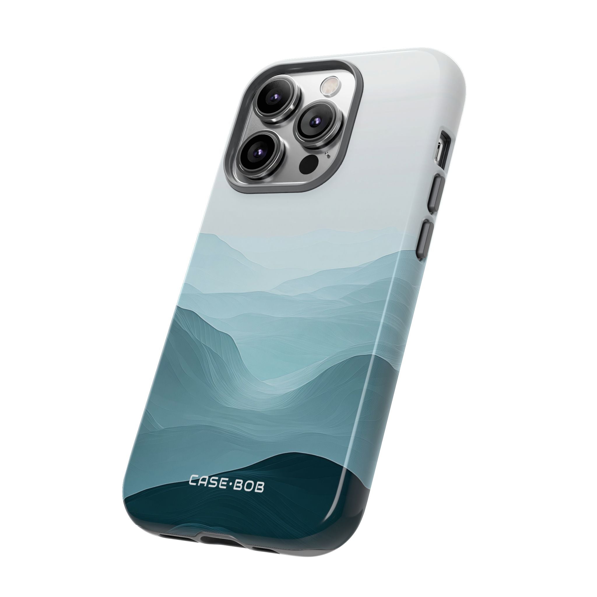 Teal Mist Mountains iPhone 14 Pro Case - Tough