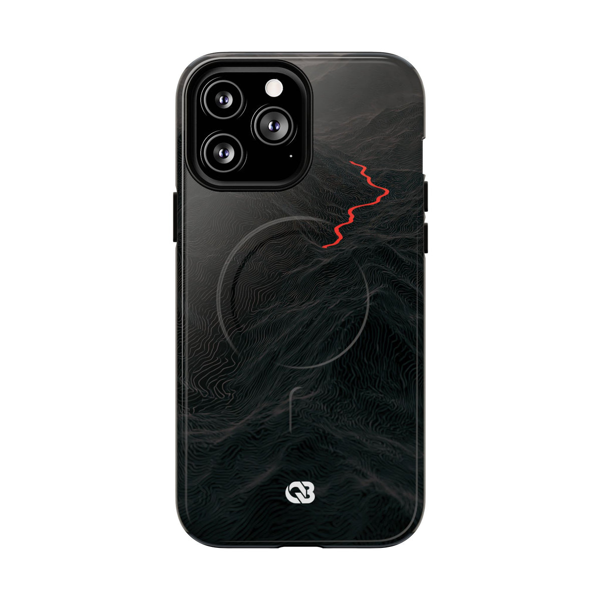 Crimson Ridge Pass · Tough 2.0 Magnetic Phone Case for iPhone · Black