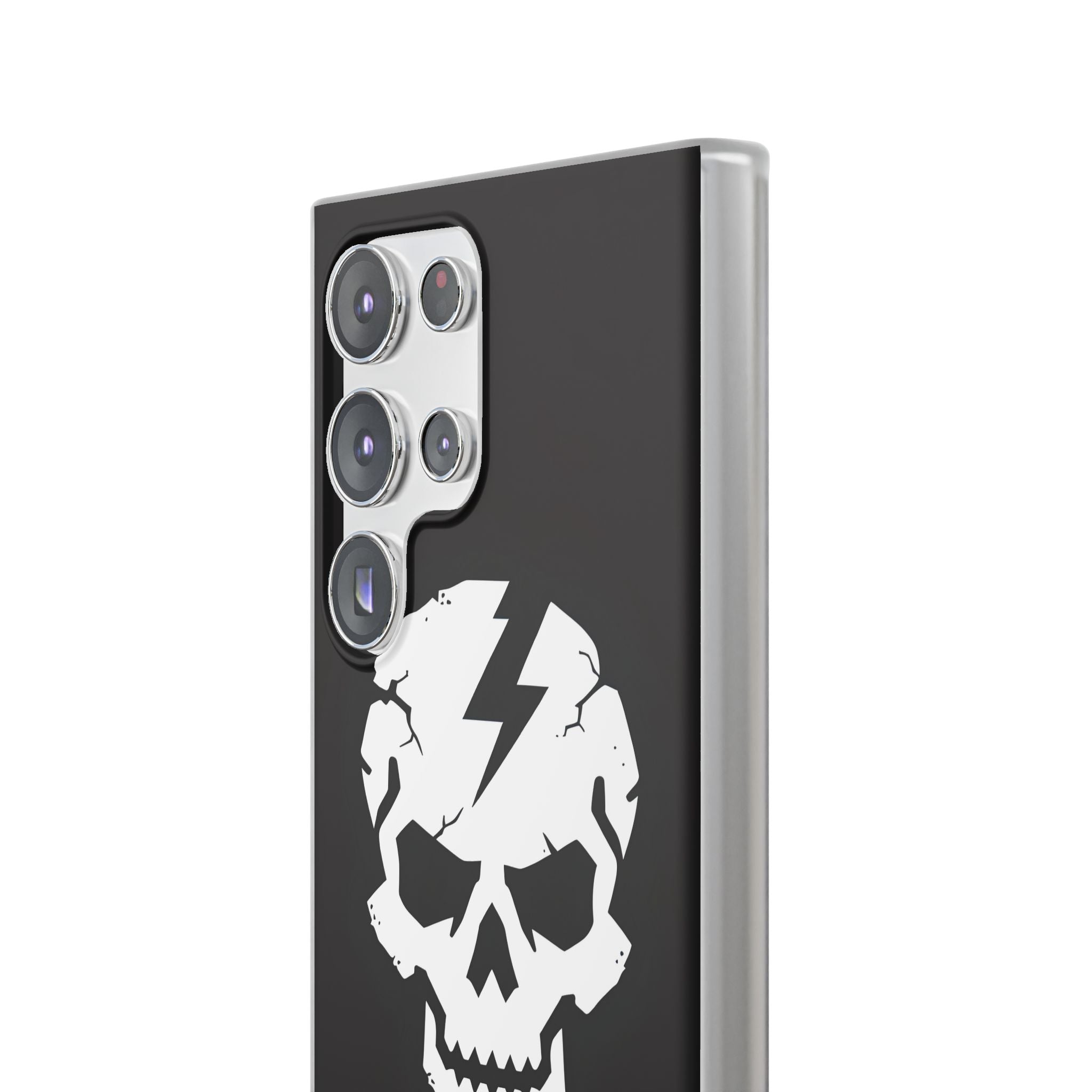 Shattered Bolt Skull · Soft Phone Case for Samsung