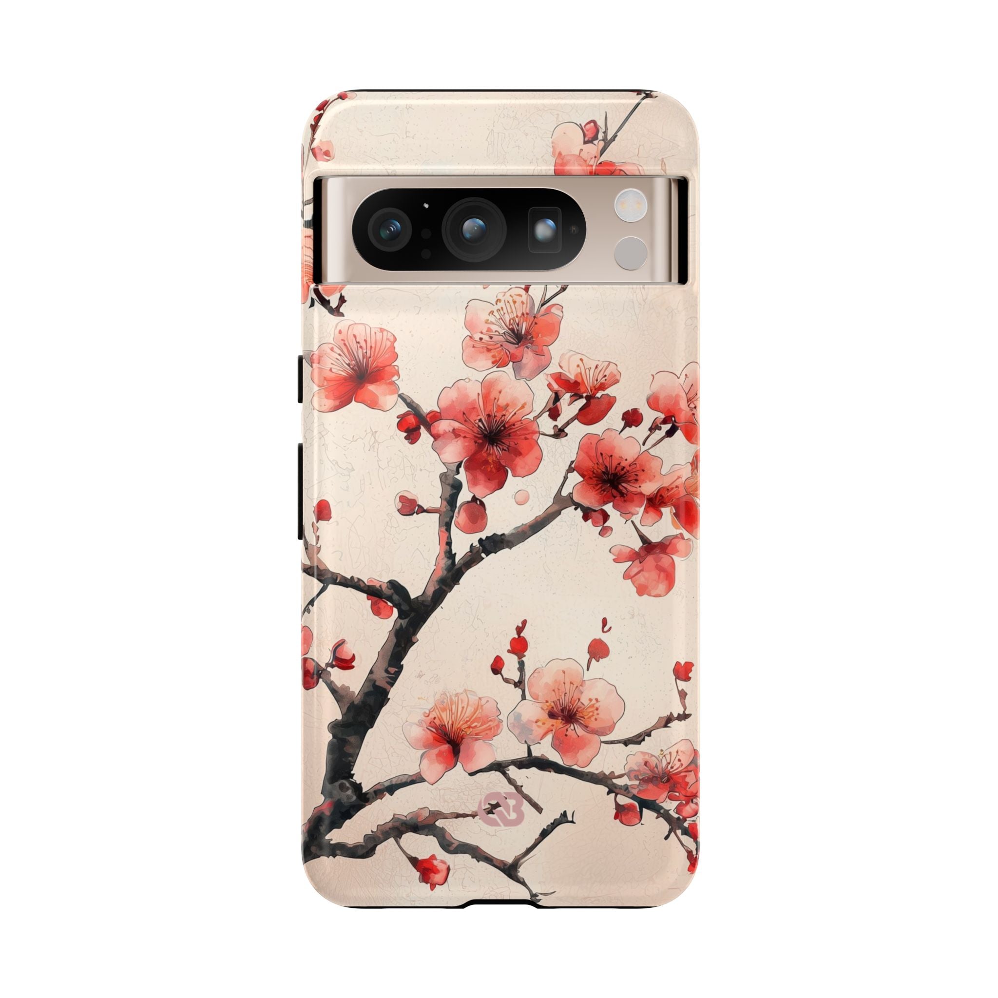Crimson Silk Flora · Tough Phone Case for Google Pixel