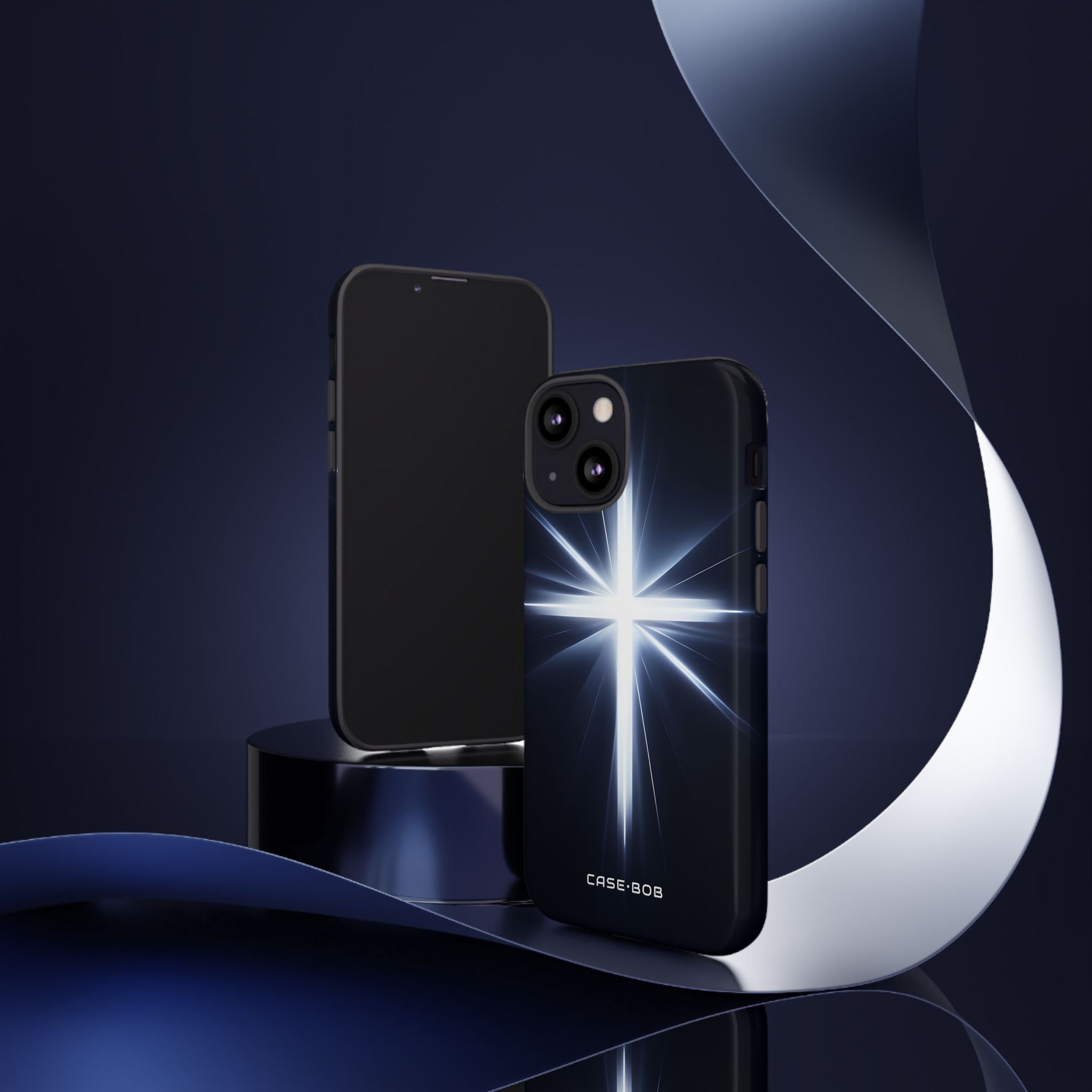 Gloeiende Crossburst iPhone 13 Mini Hoes - Tough