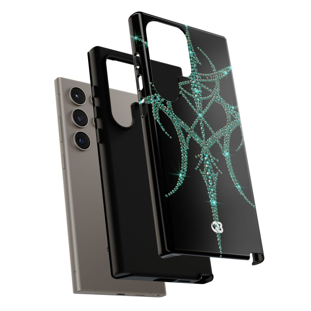 Teal Cyber Sigil · Tough Phone Case for Samsung · Teal