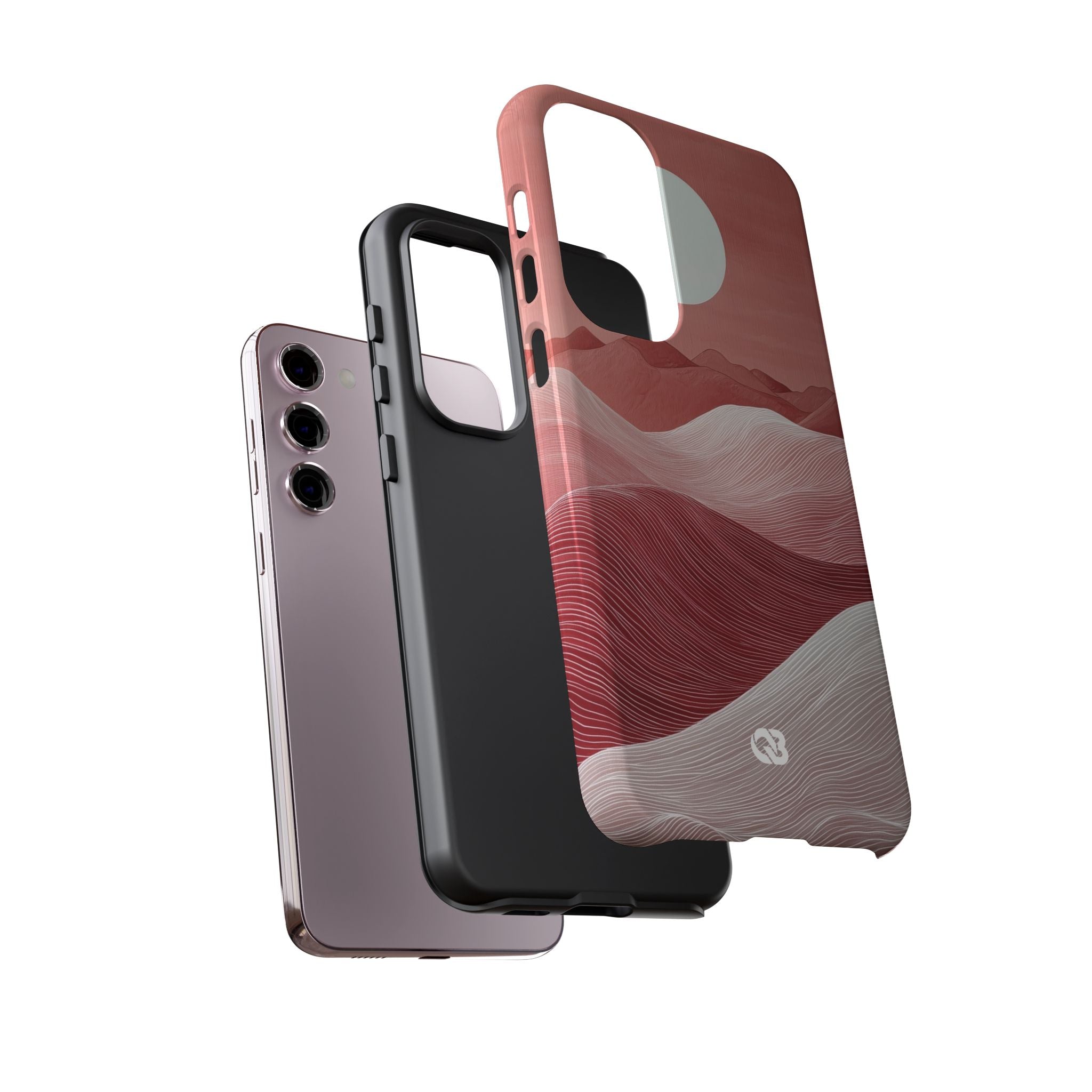 Crimson Dune Horizon · Tough Handyhülle für Samsung