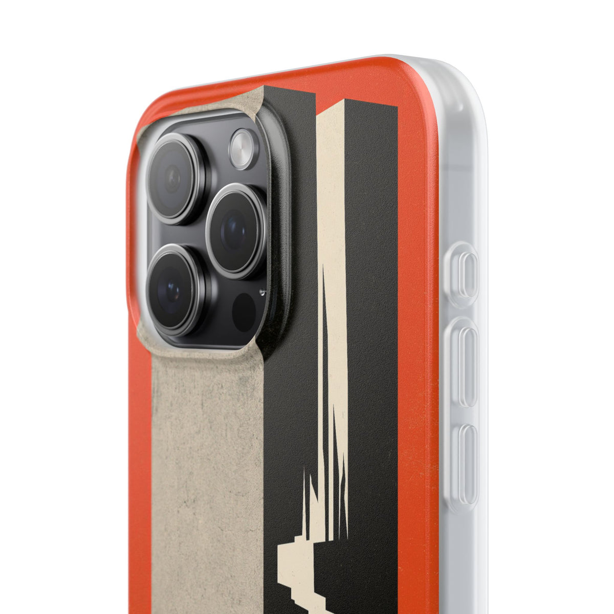 Orange Lite Phone Case for iPhone - Orange Monolith Rift