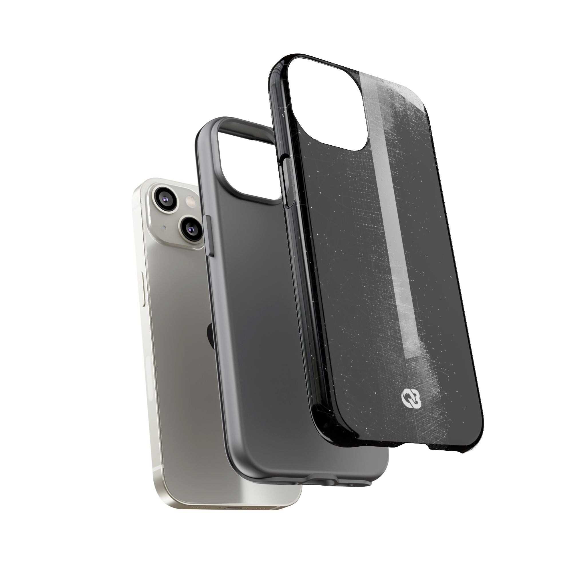 Black Tough Phone Case for iPhone - Vector Core Monolith