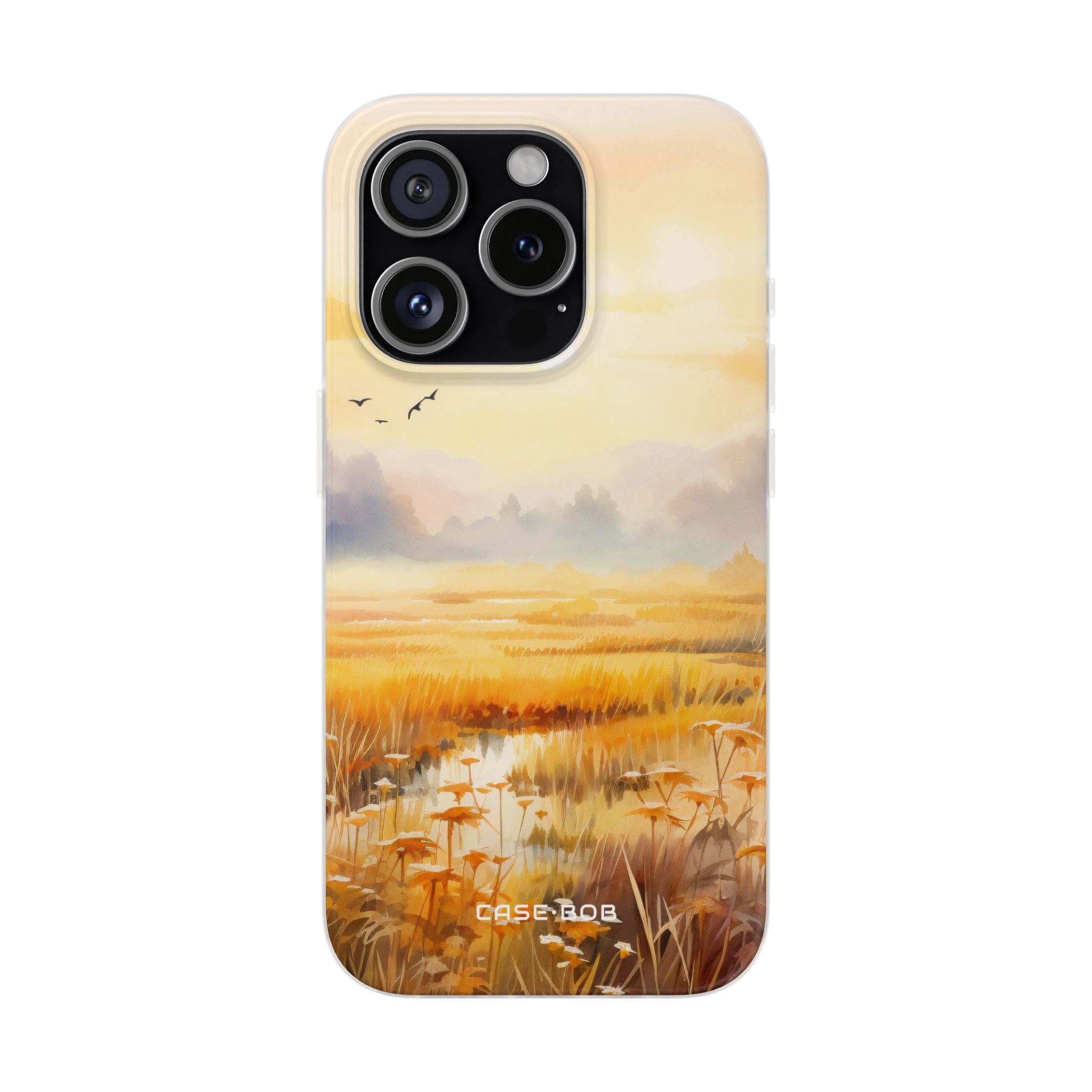 Leuchtender Sonnenaufgang iPhone 15 Pro Case - Soft