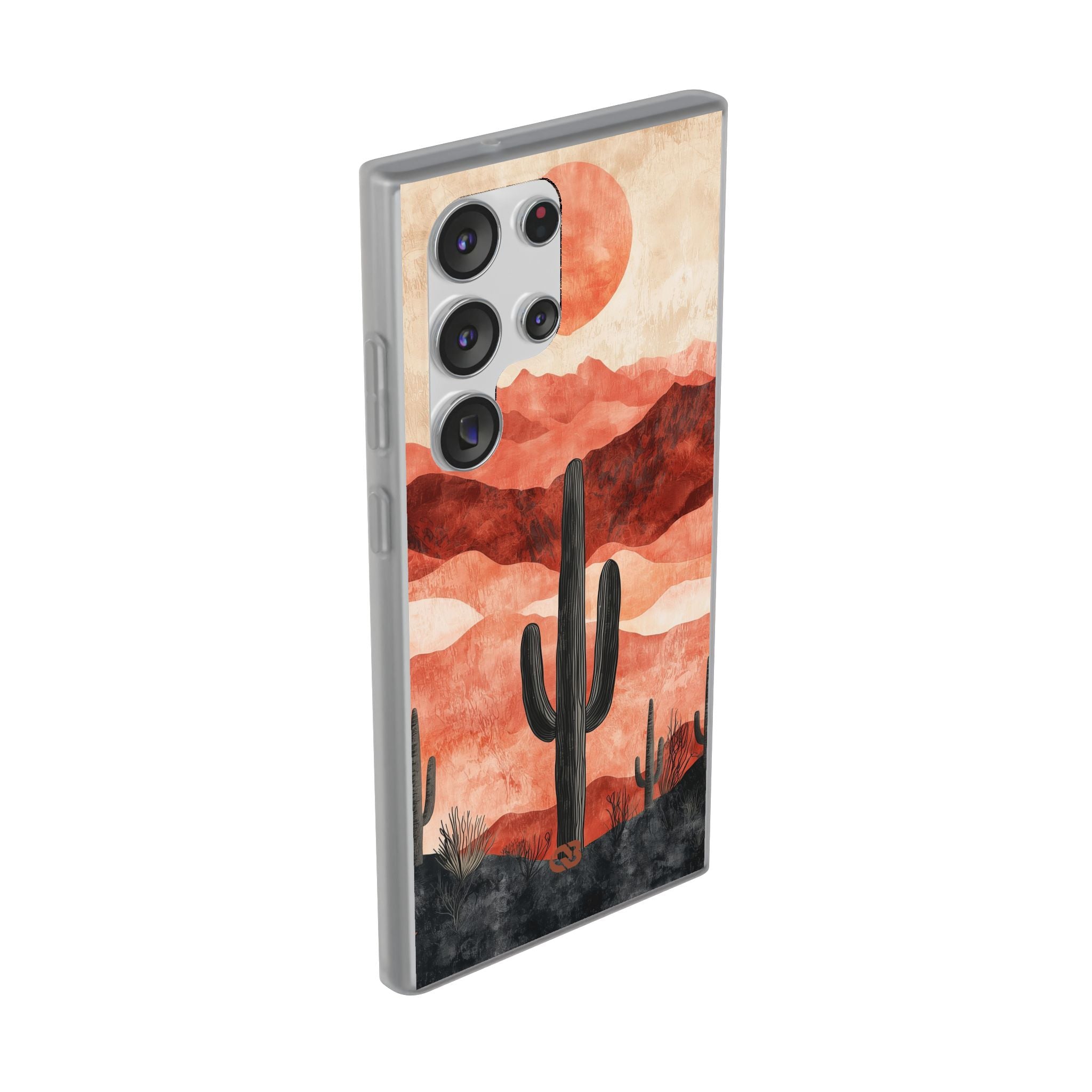 Terracotta Desert Sun · Soft Phone Case for Samsung