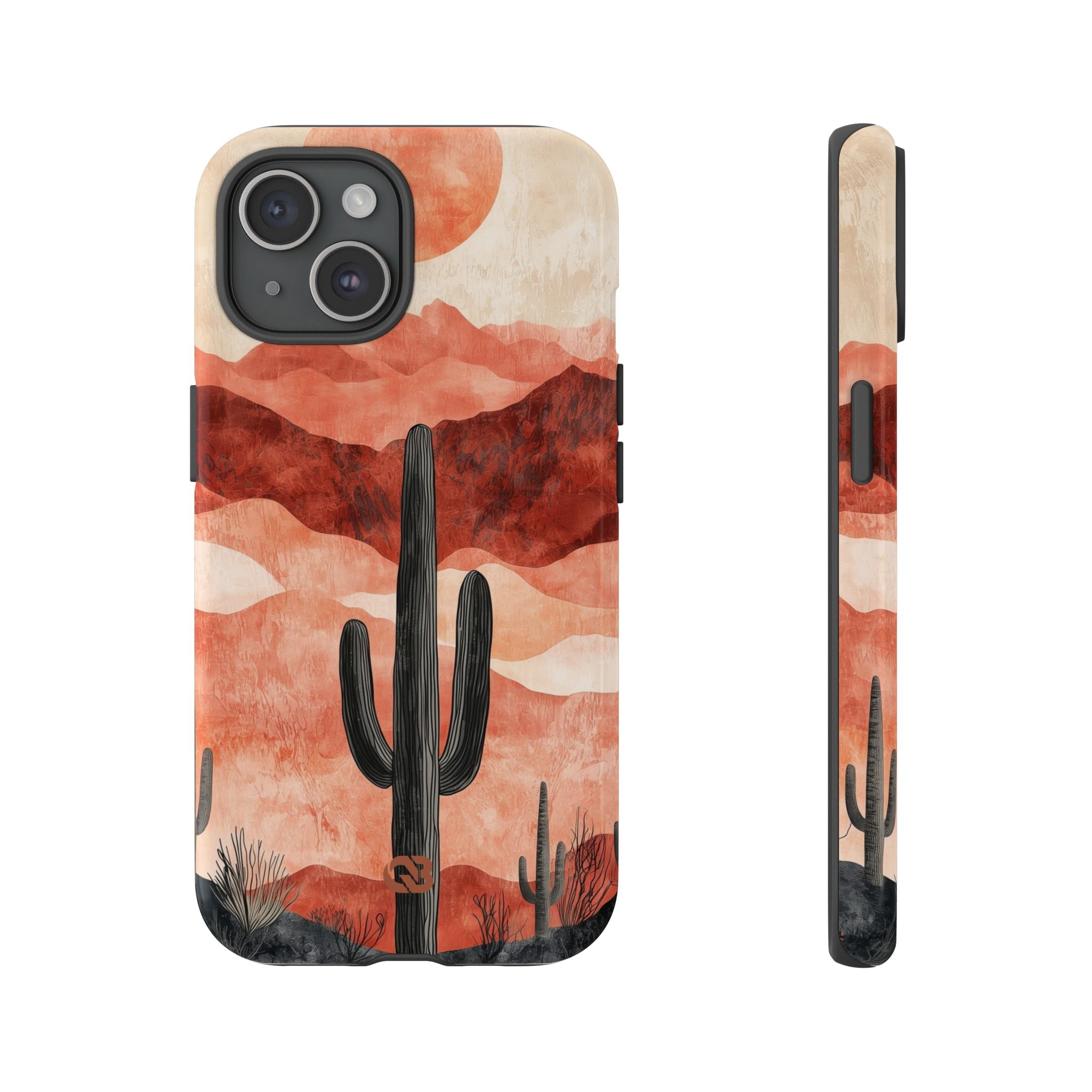 Terracotta Desert Sun · Tough Phone Case for iPhone