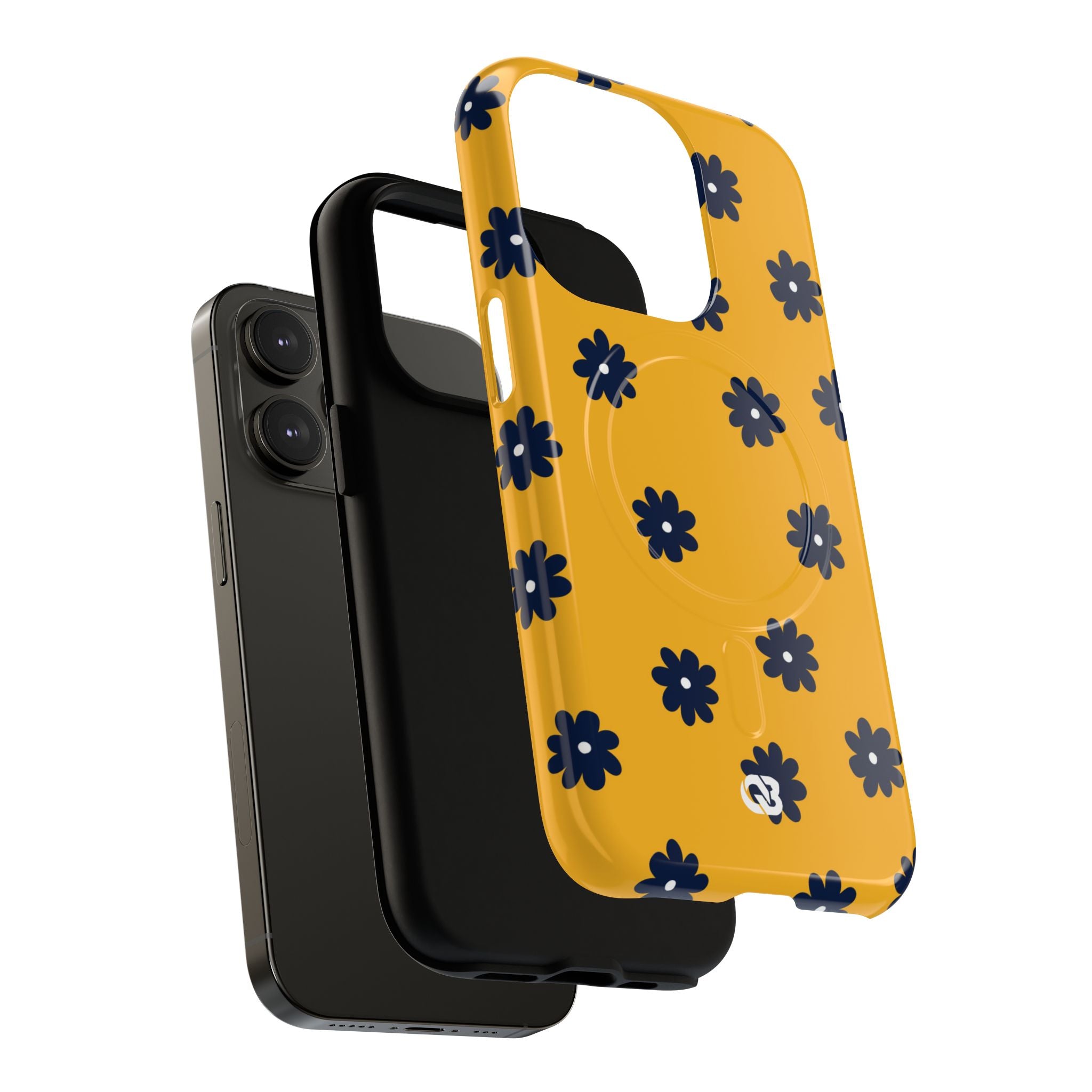 Navy Daisy Mustard · Tough+ Phone Case for iPhone · Magsafe