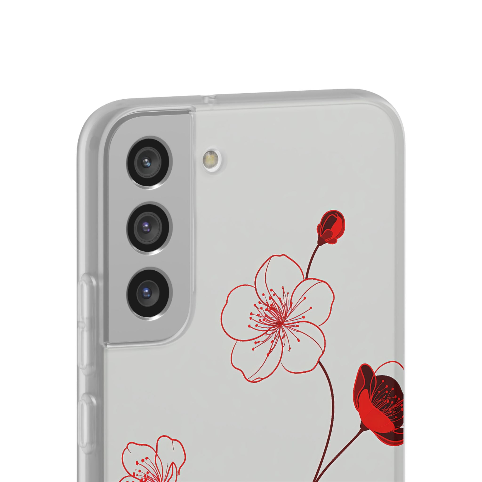 Red Lite Phone Case for Samsung - Kyoto Ember Bloom