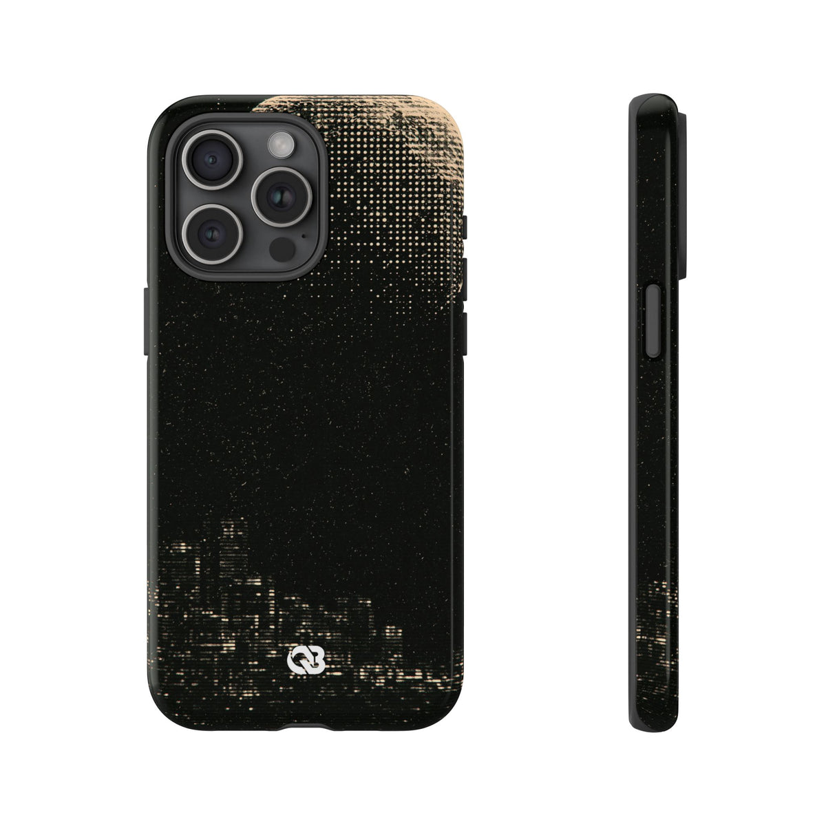 Lunar Metropolis Nocturne · Tough Phone Case for iPhone · Black