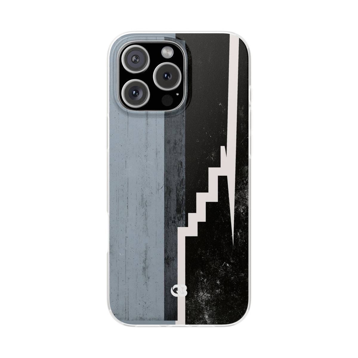 Grey Lite Phone Case for iPhone - Industrial Concrete Void