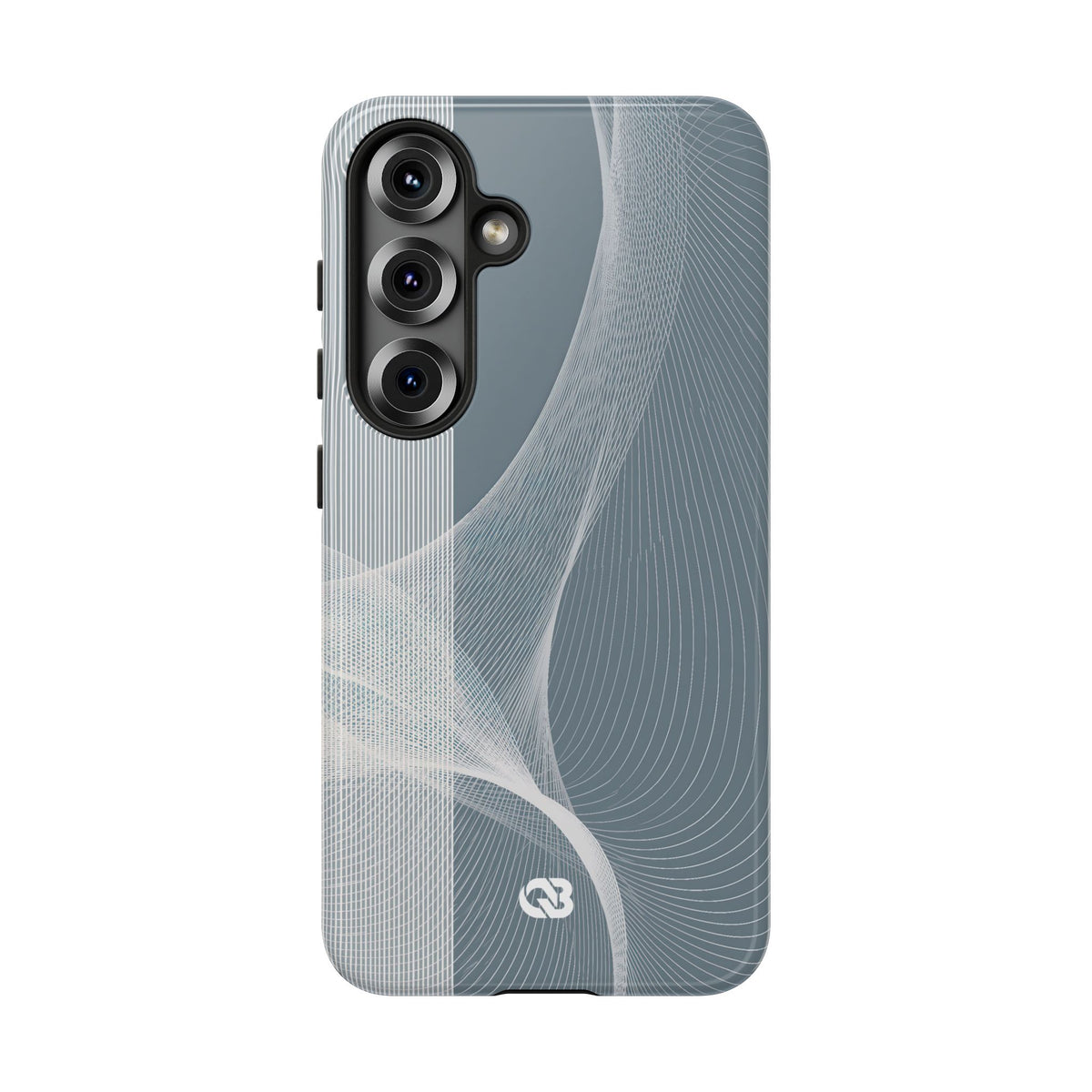 Grey Tough Phone Case for Samsung - Slate Mesh Horizon