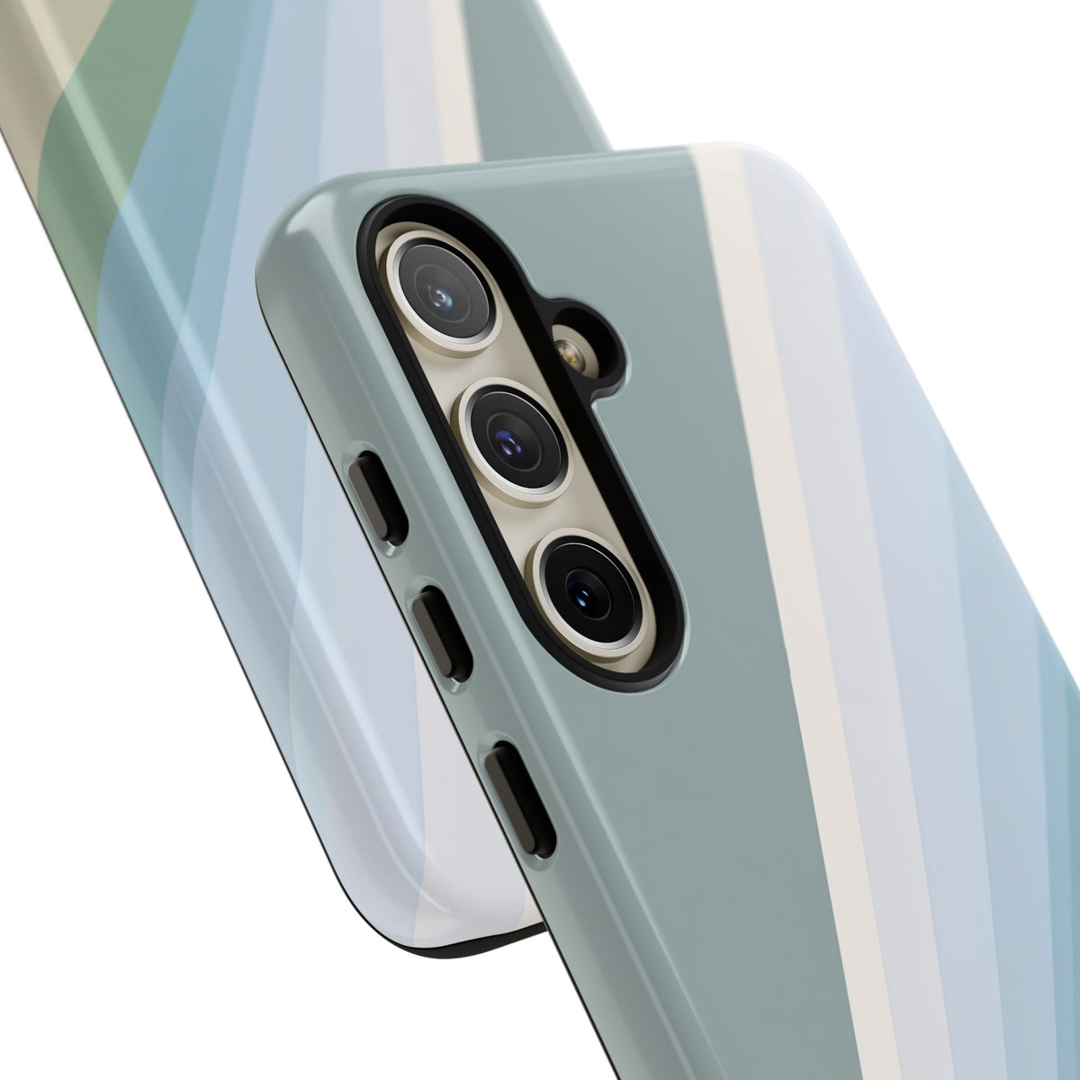 Green Tough Phone Case for Samsung - Sage Prism Beam