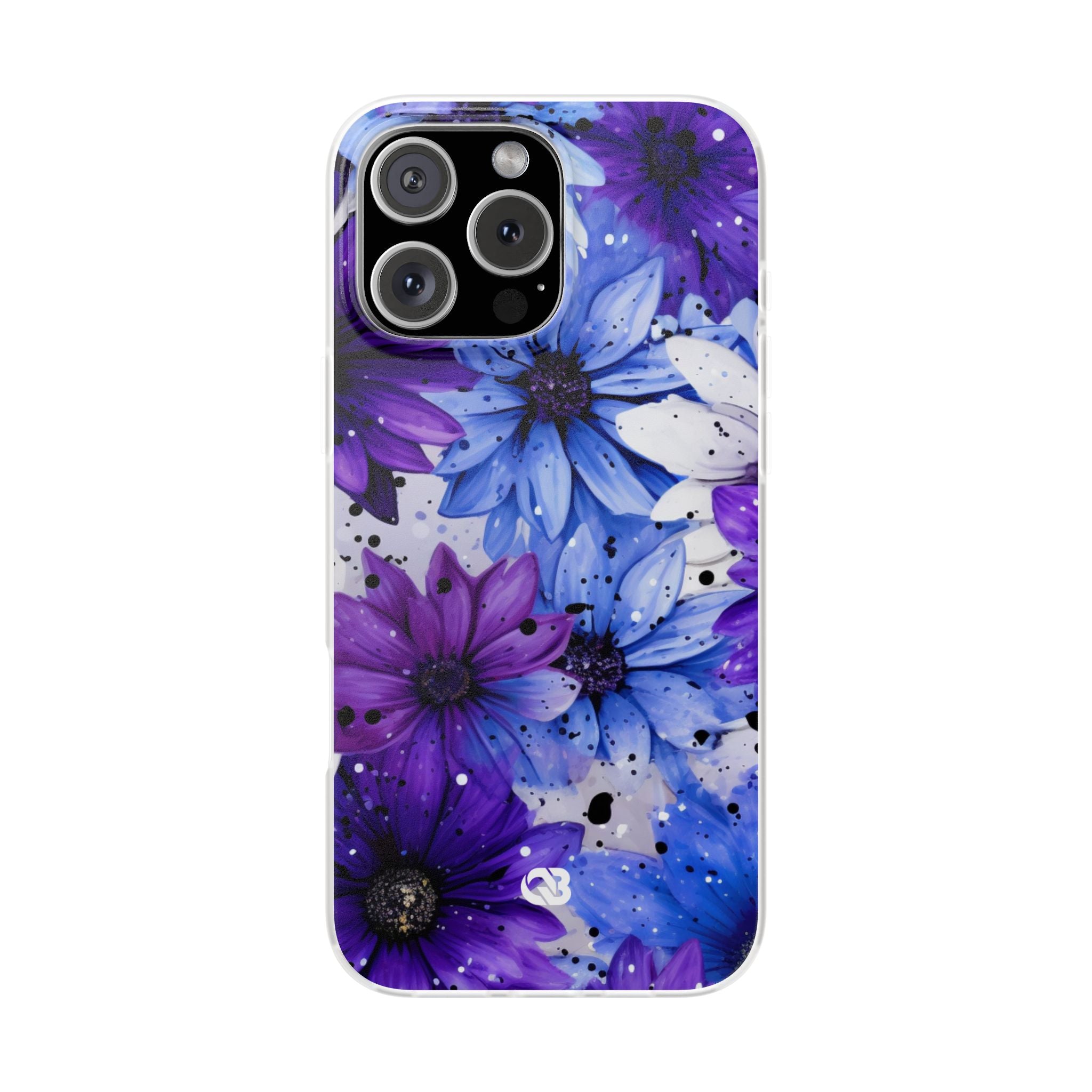 Ink Splatter Blooms · Soft Coque de téléphone pour iPhone