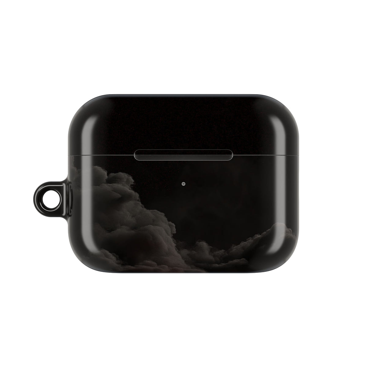 Crimson Fog Void · Hard Case for AirPods & AirPods Pro · Black