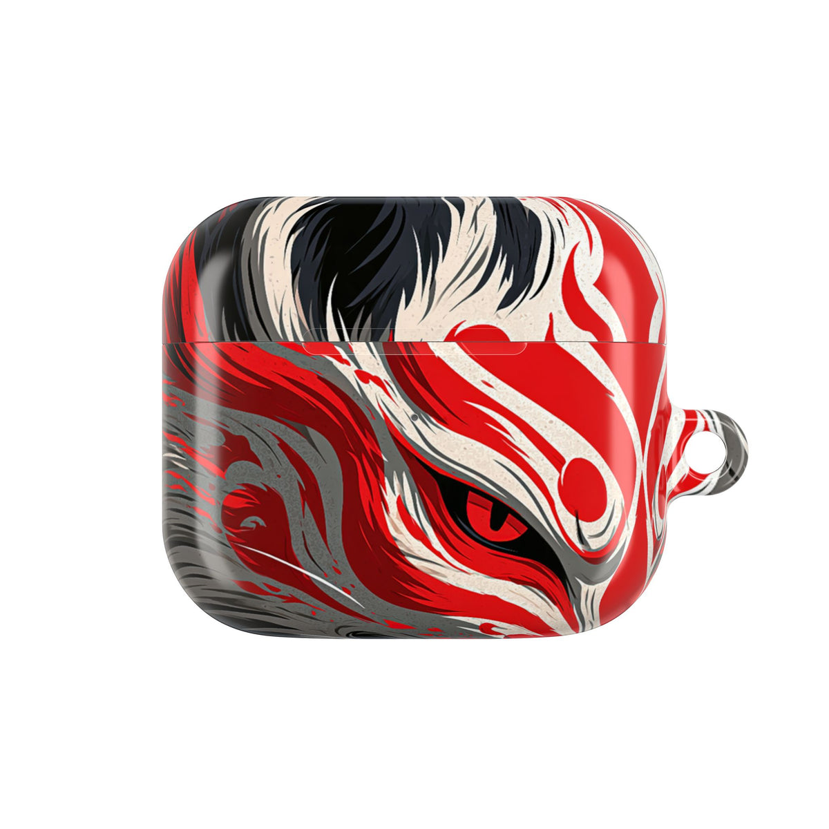 Crimson Kitsune Spirit · Hard Case for AirPods & AirPods Pro · Red