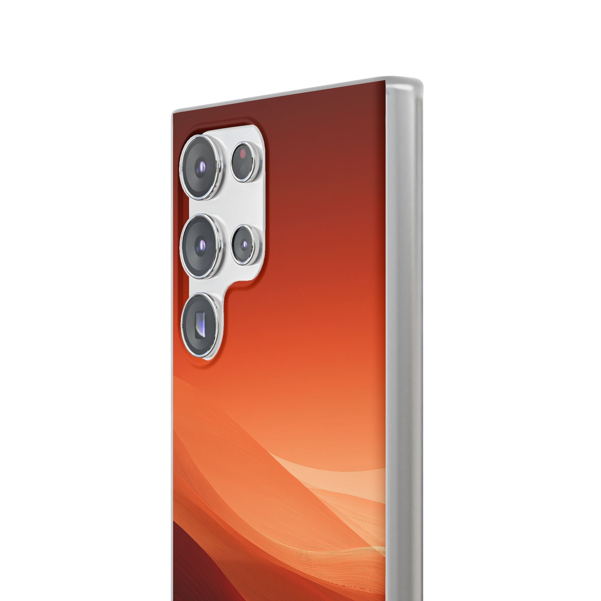Orange Lite Phone Case for Samsung - Crimson Dune Gradient