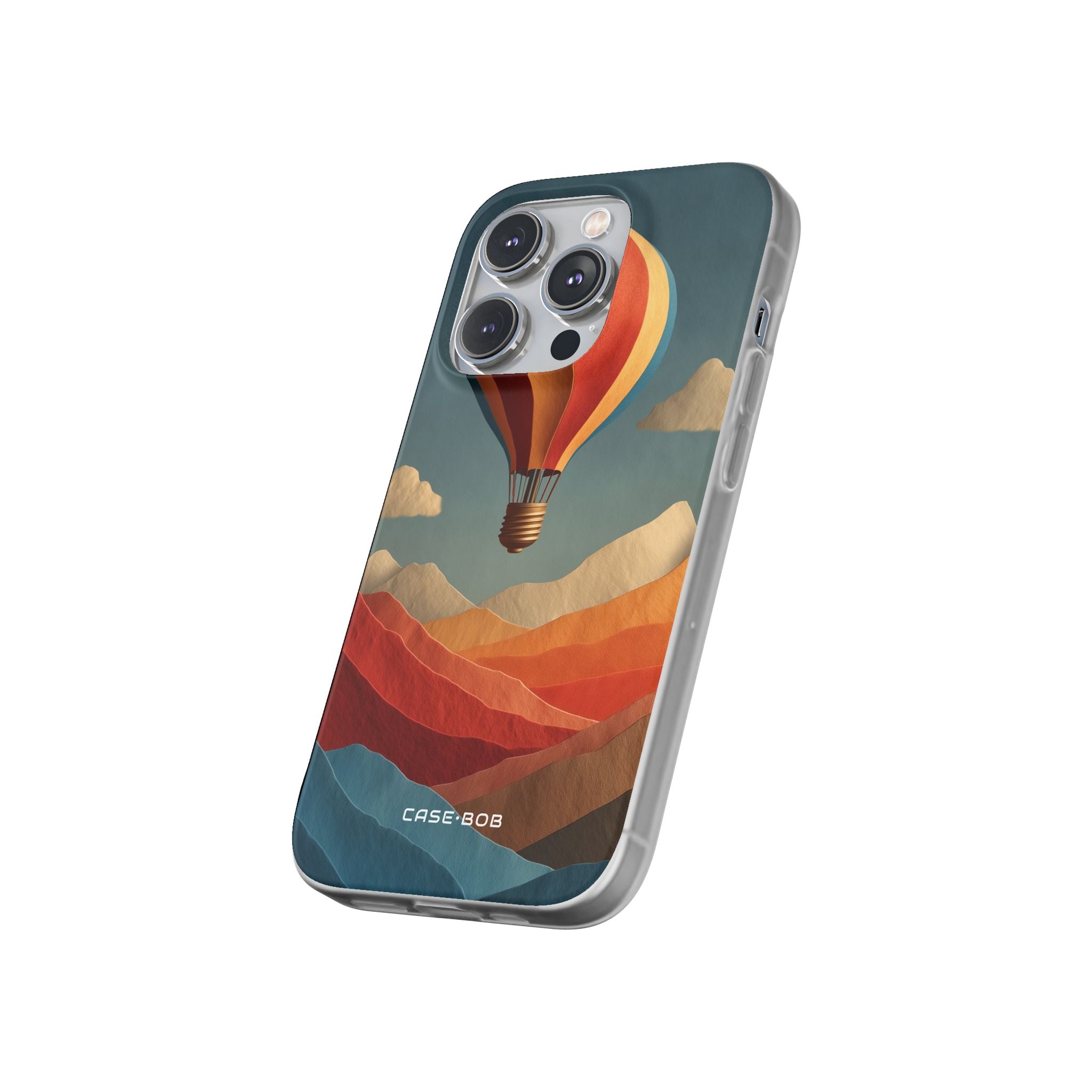 Lightbulb Balloon iPhone 14 Pro Skal - Mjuk